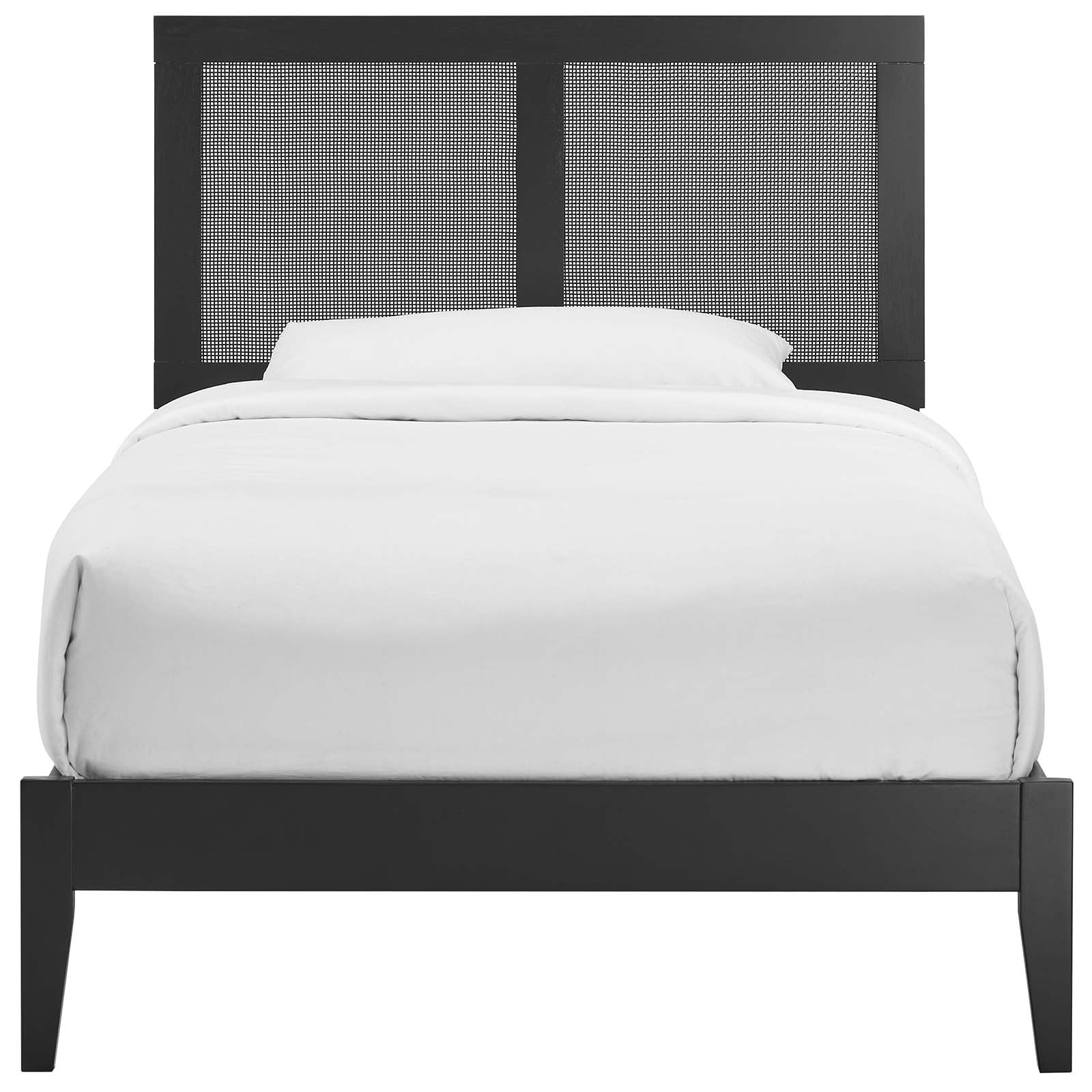 Sirocco Rattan and Wood Twin Platform Bed By Modway - MOD-7152 - Image 7
