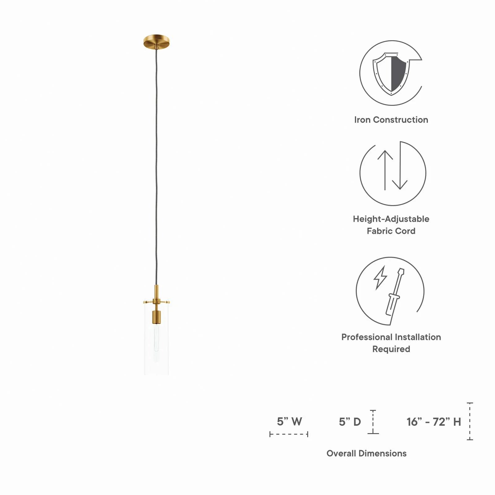 Skylark Pendant Light By Modway - EEI-5652 - Image 15