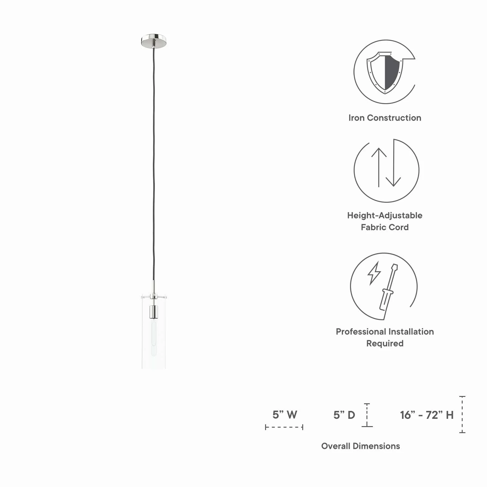 Skylark Pendant Light By Modway - EEI-5652 - Image 7
