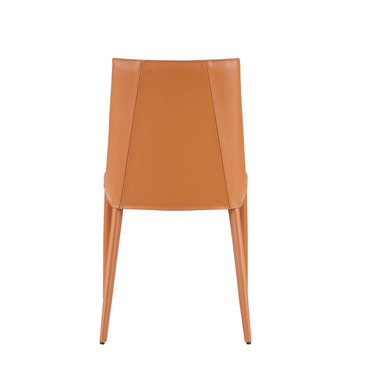 Sleek All Black Faux Leather Dining Or Side Chair By Homeroots - Image 13