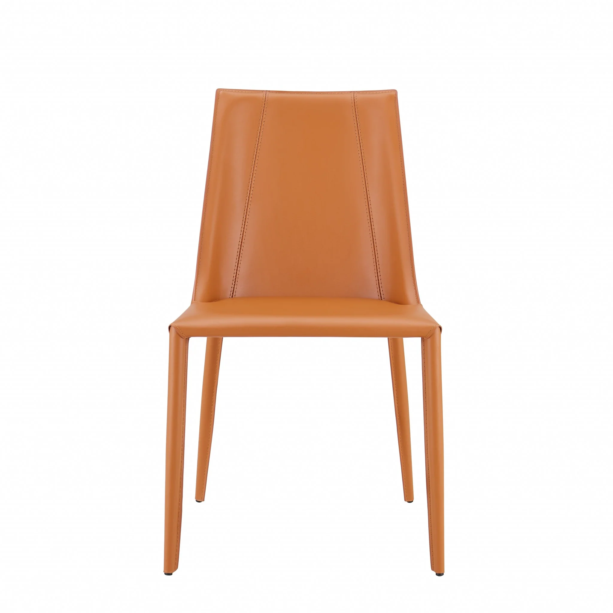 Sleek All Black Faux Leather Dining Or Side Chair By Homeroots - Image 9