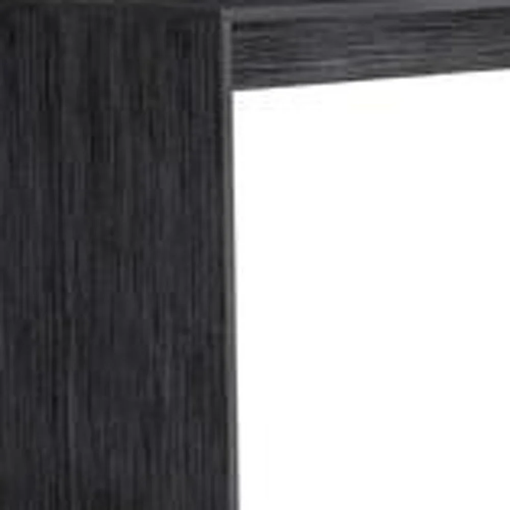 Sleek Smokey Oak L Shape Office Desk By Homeroots - Image 6