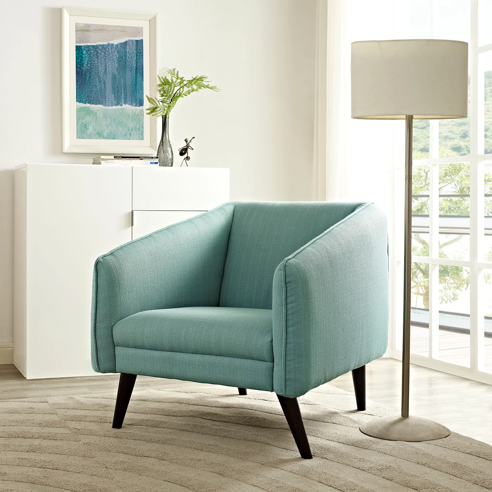 Slide Upholstered Fabric Armchair By Modway - EEI-2132 - Image 6