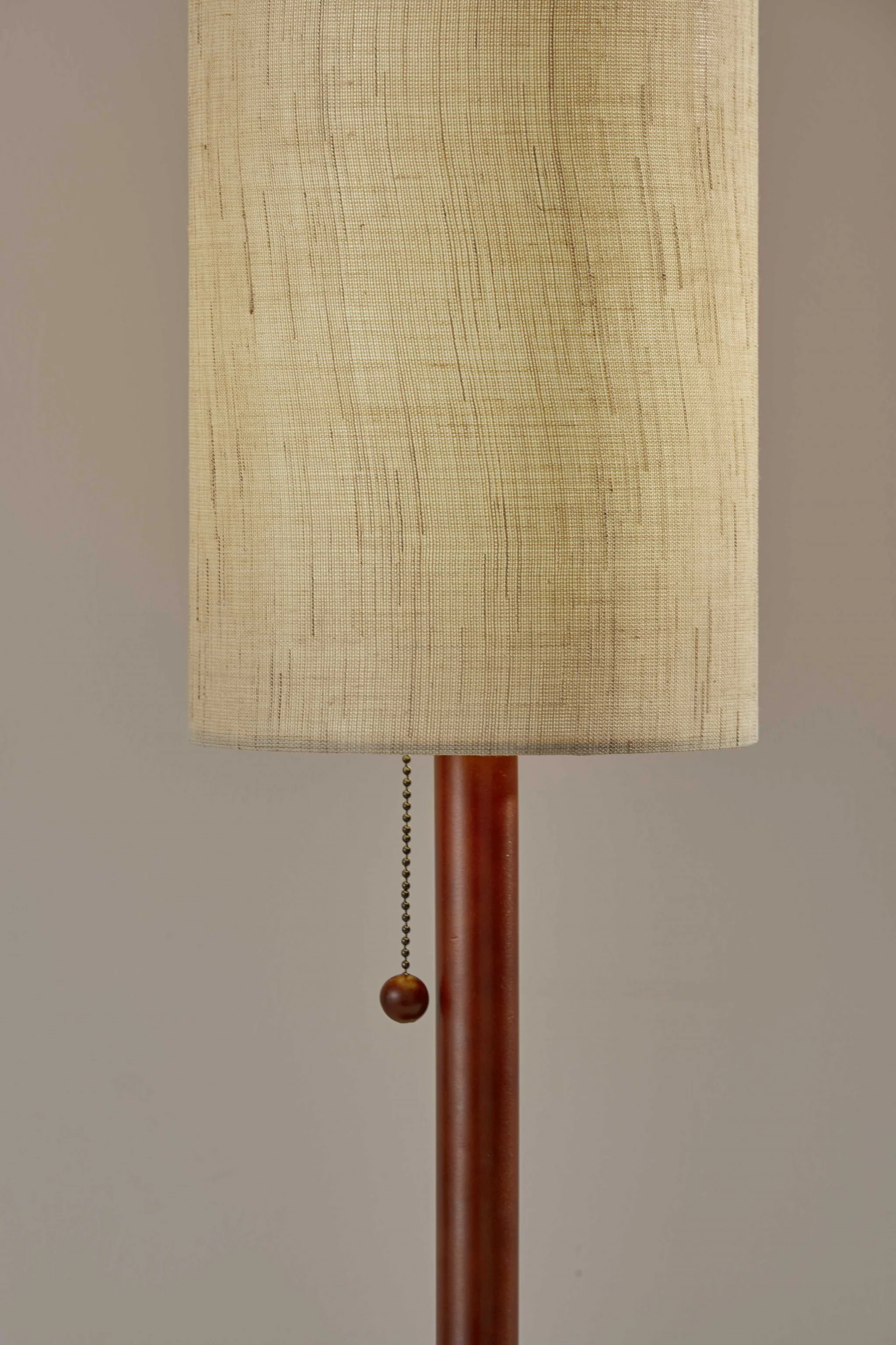 Slim Silhouette Walnut Wood Table Lamp By Homeroots - Image 2
