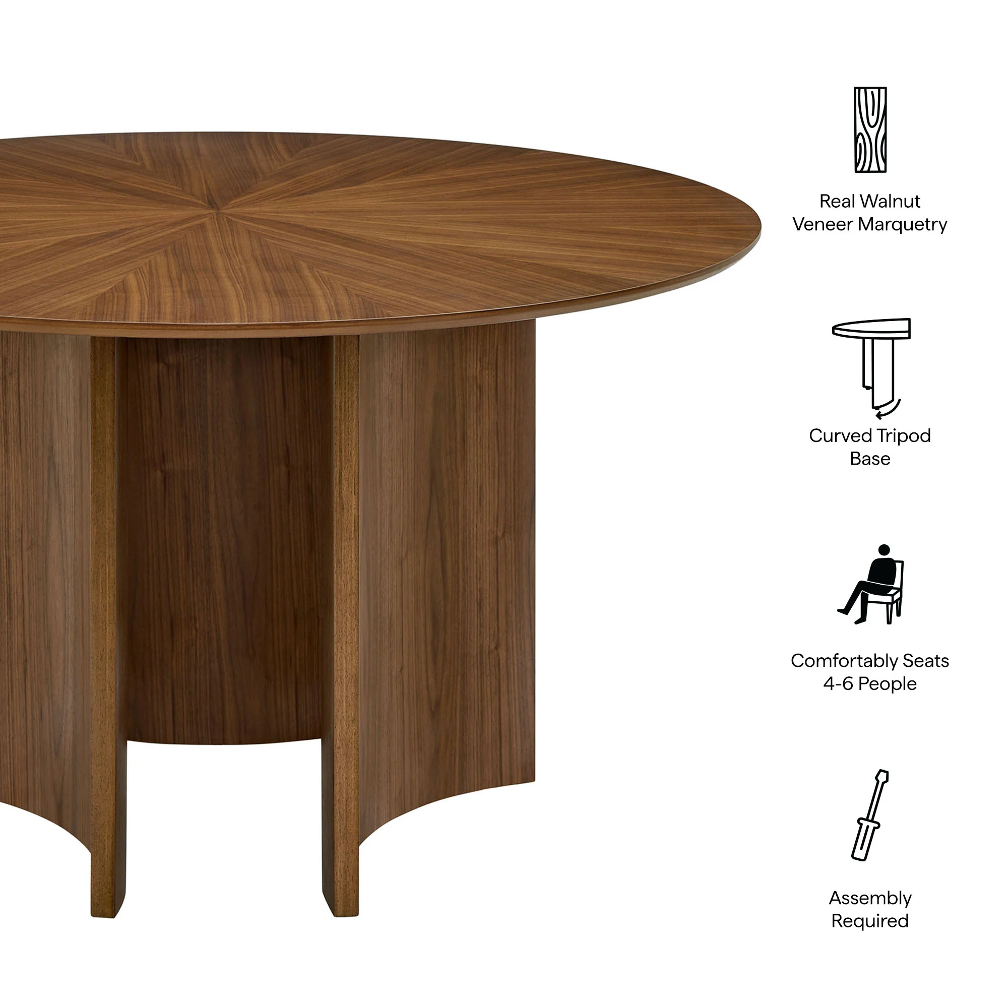 Sloane 54 Inch Round Dining Table by Modway - Image 7