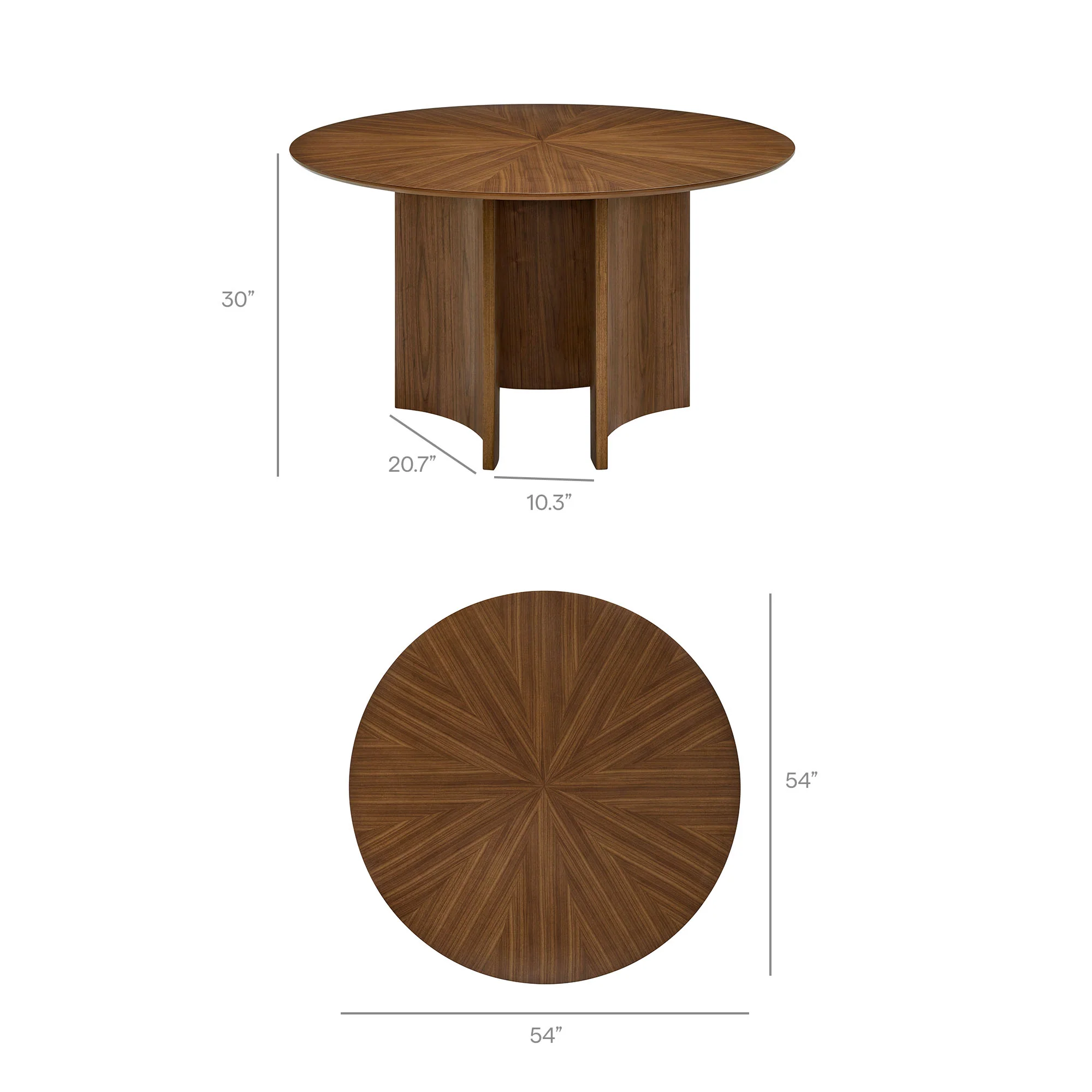 Sloane 54 Inch Round Dining Table by Modway - Image 8