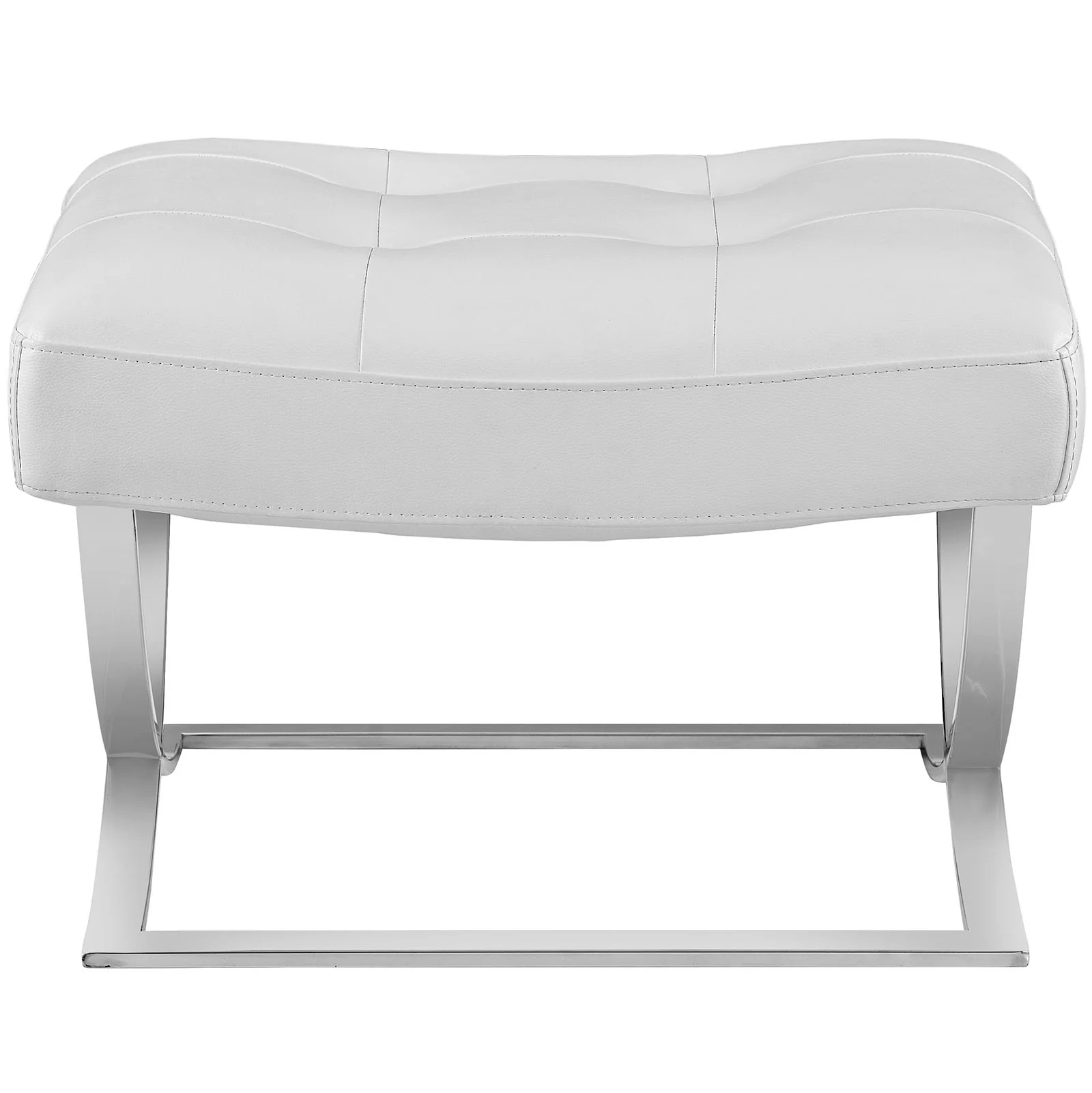 Slope Upholstered Vinyl Ottoman By Modway - EEI-2078 - Image 3