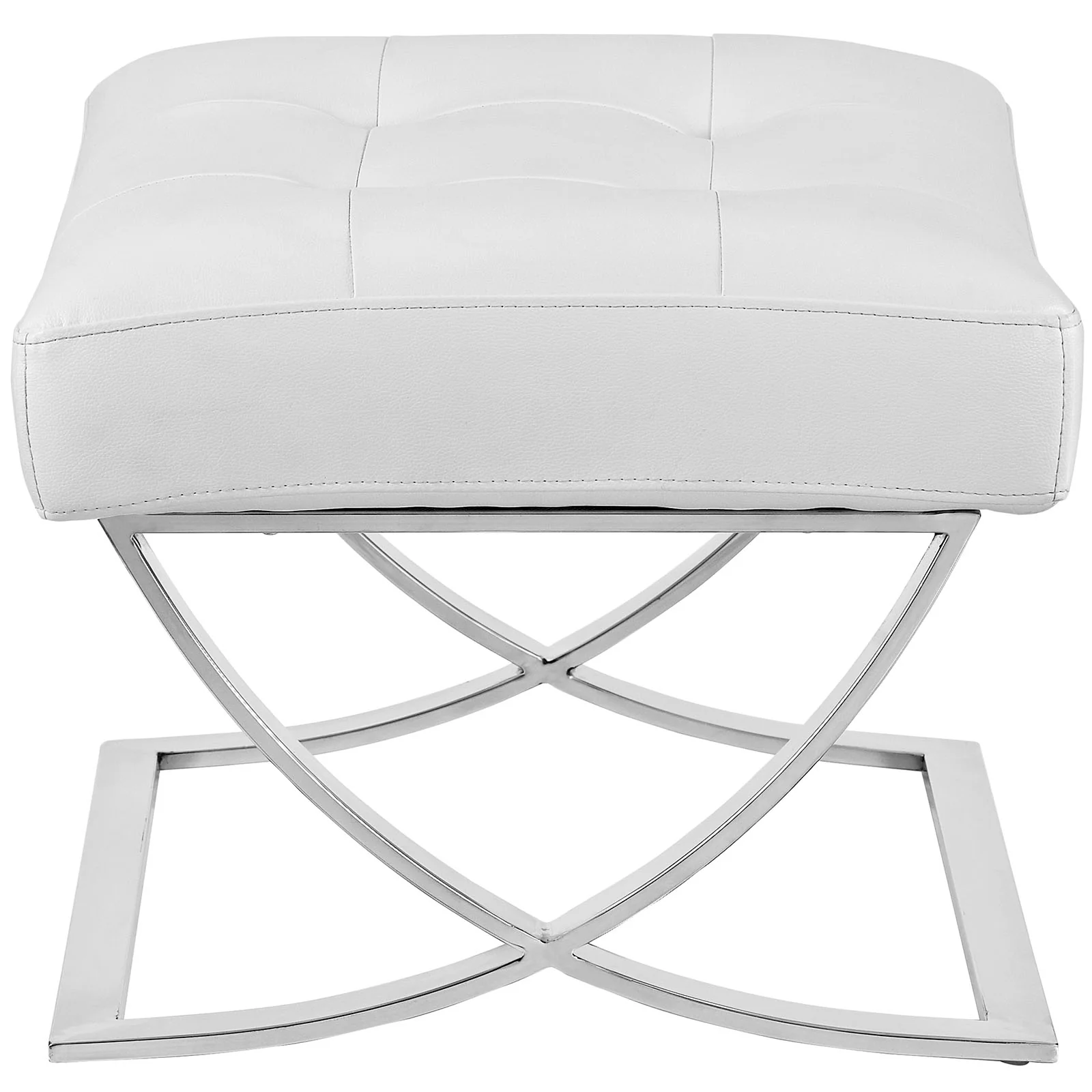 Slope Upholstered Vinyl Ottoman By Modway - EEI-2078 - Image 4