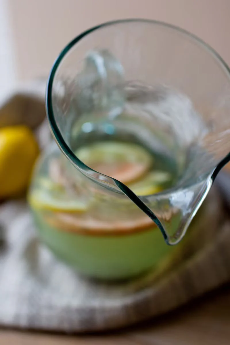 Small Glass Tilted Pitcher (Min 2) By Kalalou - Image 5