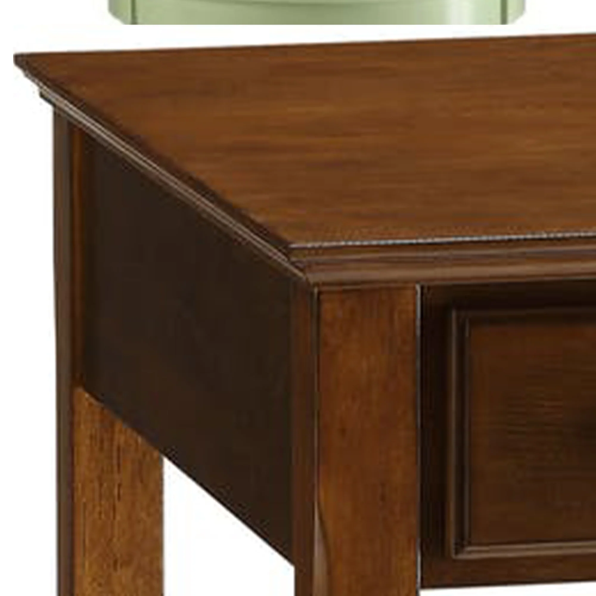 Smart Looking Side Table, Walnut Brown By Benzara - Image 3