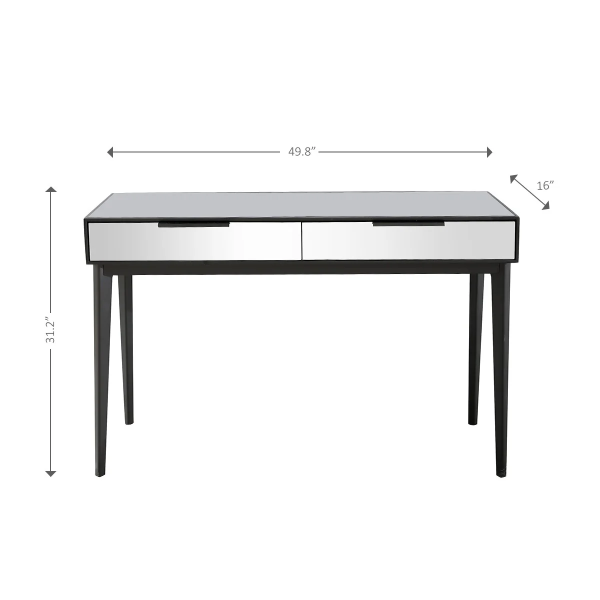Smokey Grey Console Table By Homeroots - Image 4
