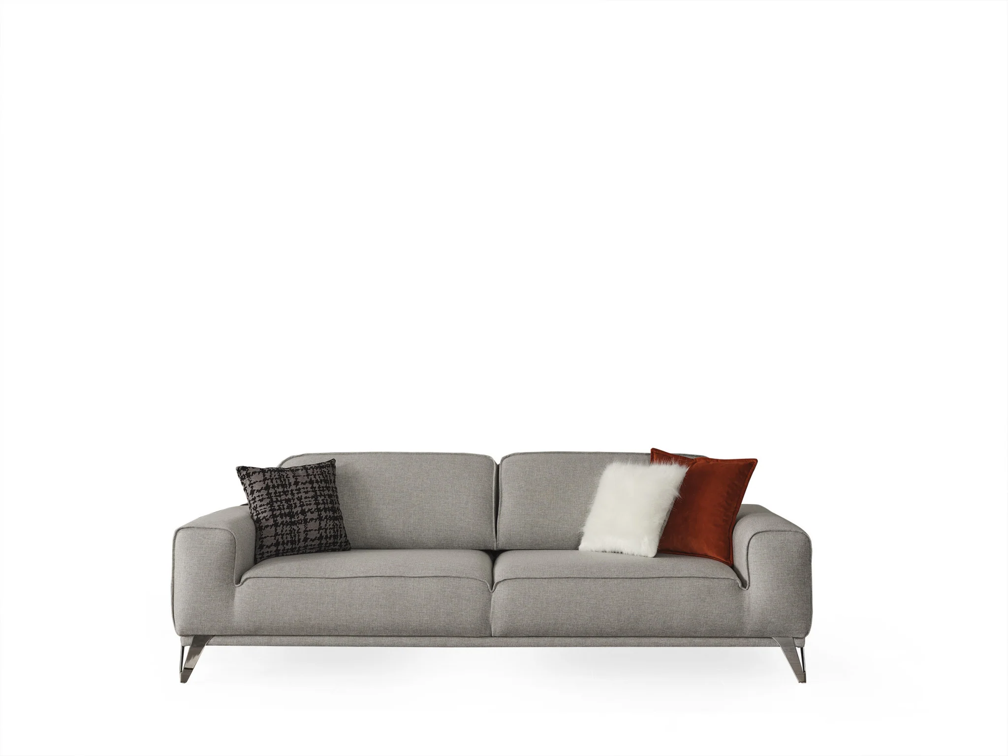 Sofa Bed Linen Sleeper Stainless Steel With Sleeper Function By Homeroots - Image 2