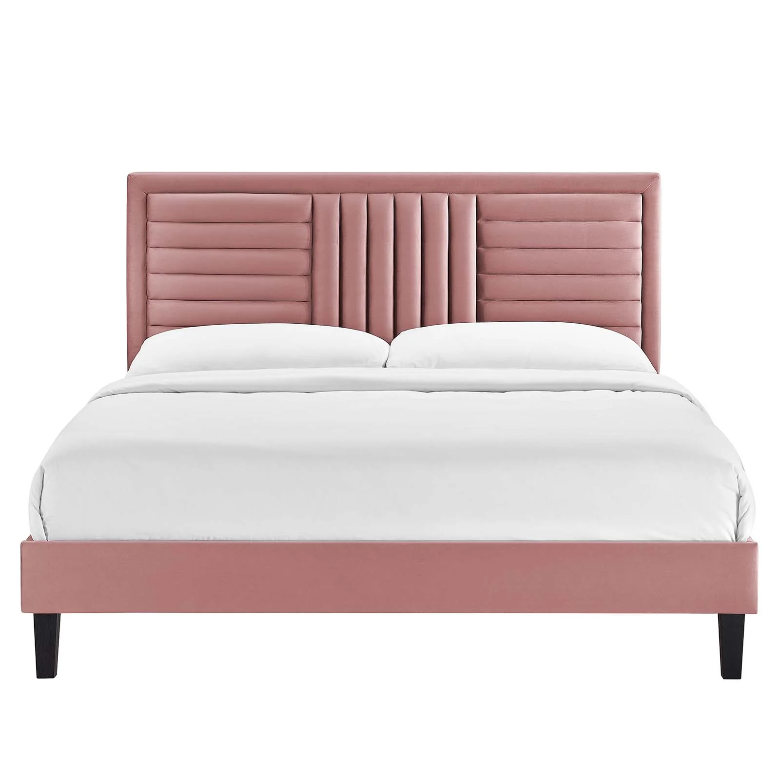 Sofia Channel Tufted Performance Velvet Full Platform Bed By Modway - MOD-6999 - Image 10