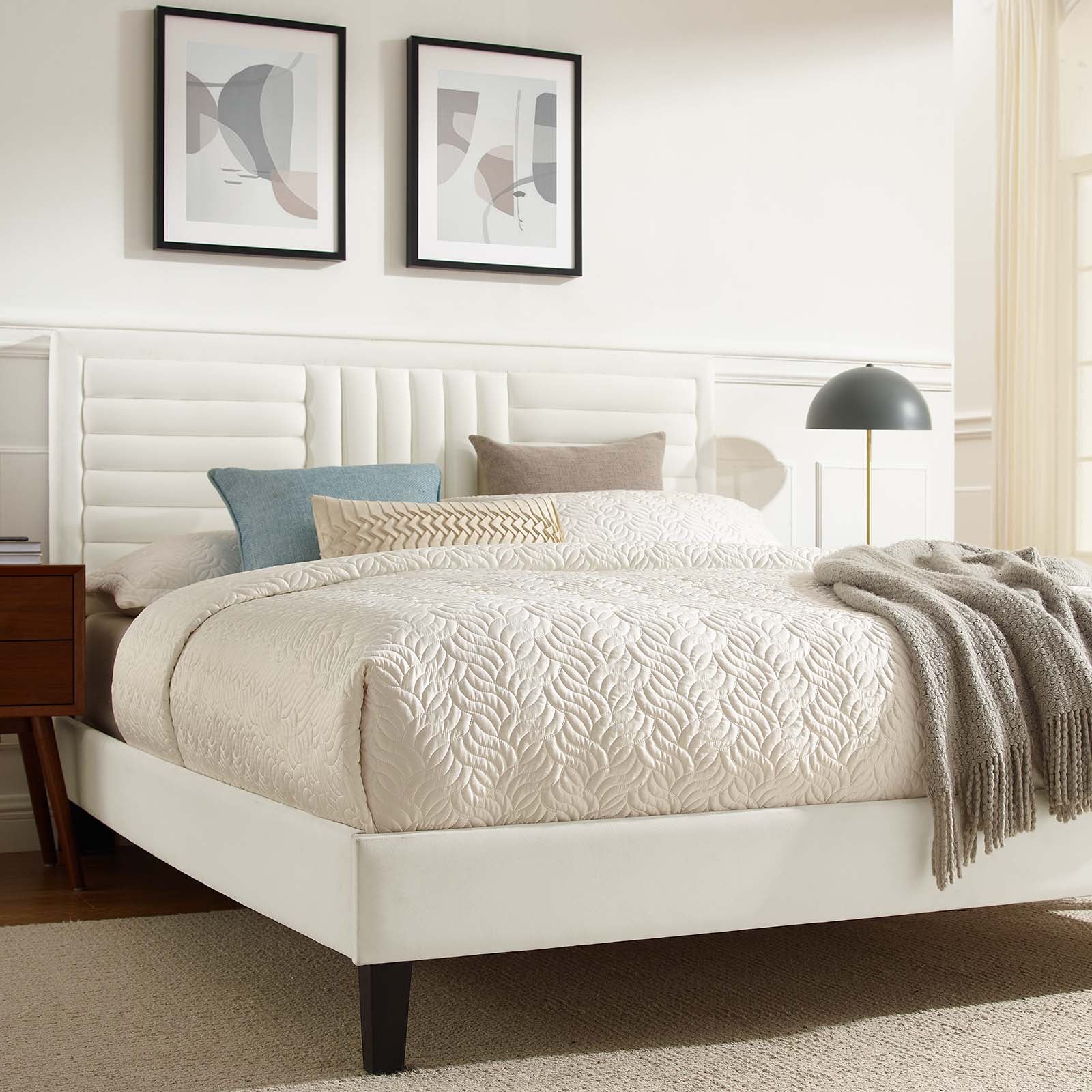 Sofia Channel Tufted Performance Velvet Full Platform Bed By Modway - MOD-6999 - Image 30