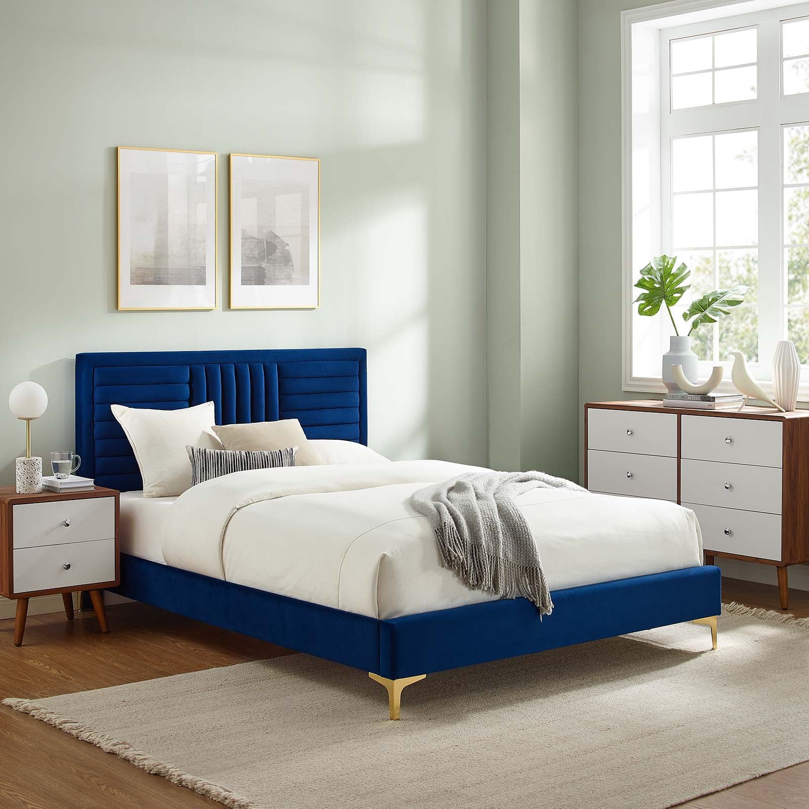 Sofia Channel Tufted Performance Velvet Full Platform Bed By Modway - MOD-7003 - Image 24