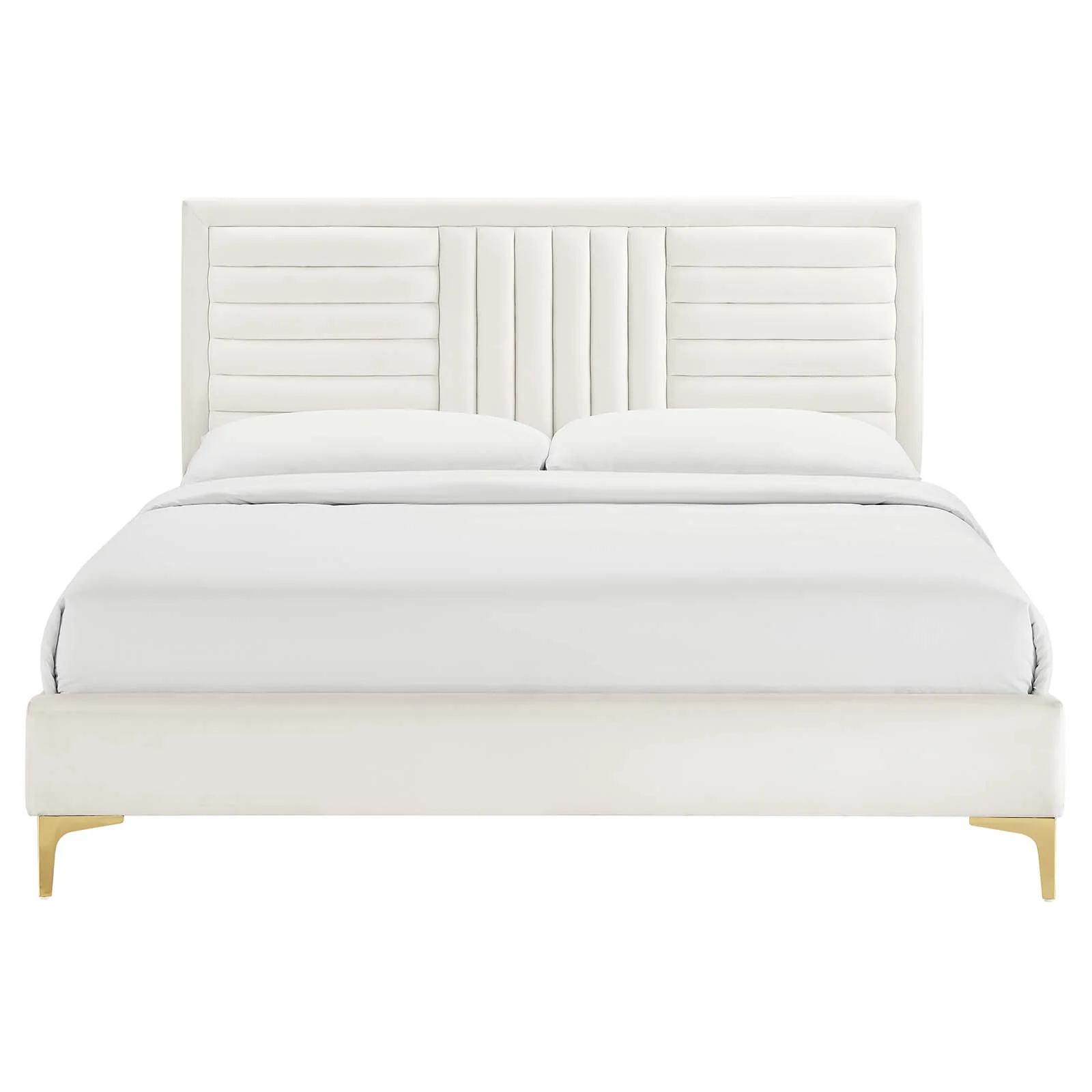 Sofia Channel Tufted Performance Velvet Full Platform Bed By Modway - MOD-7003 - Image 27