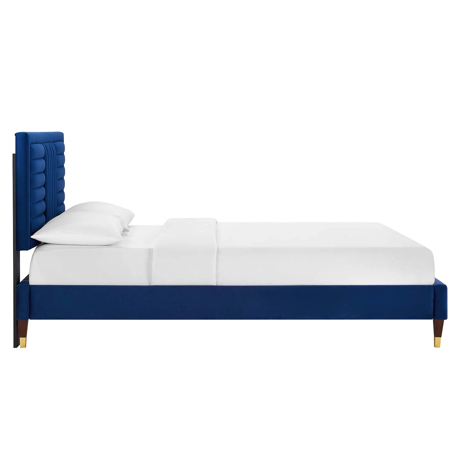 Sofia Channel Tufted Performance Velvet King Platform Bed By Modway - MOD-7007 - Image 18