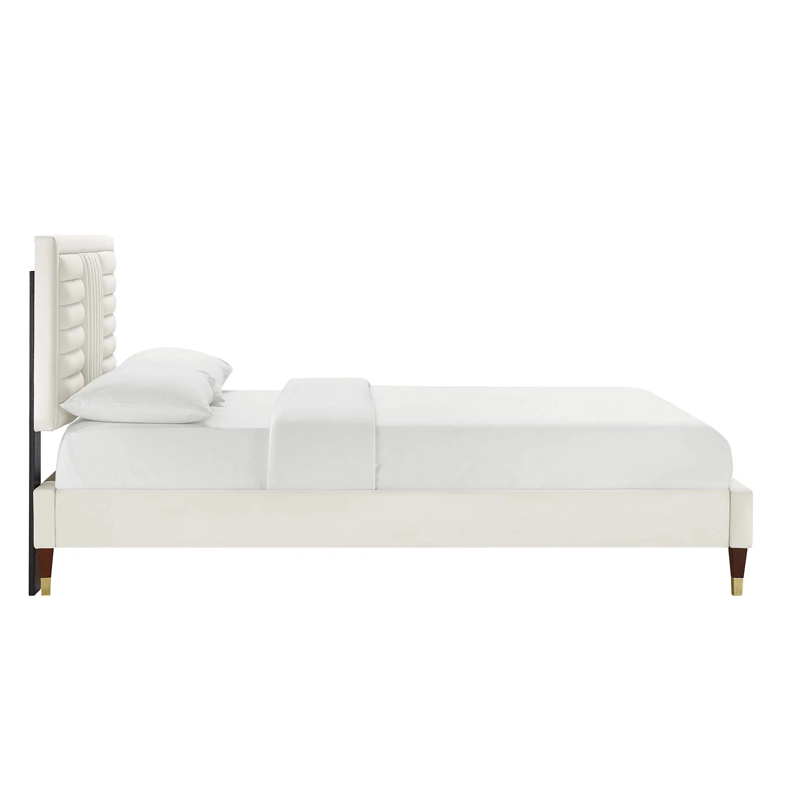 Sofia Channel Tufted Performance Velvet Queen Platform Bed By Modway - MOD-6971 - Image 26
