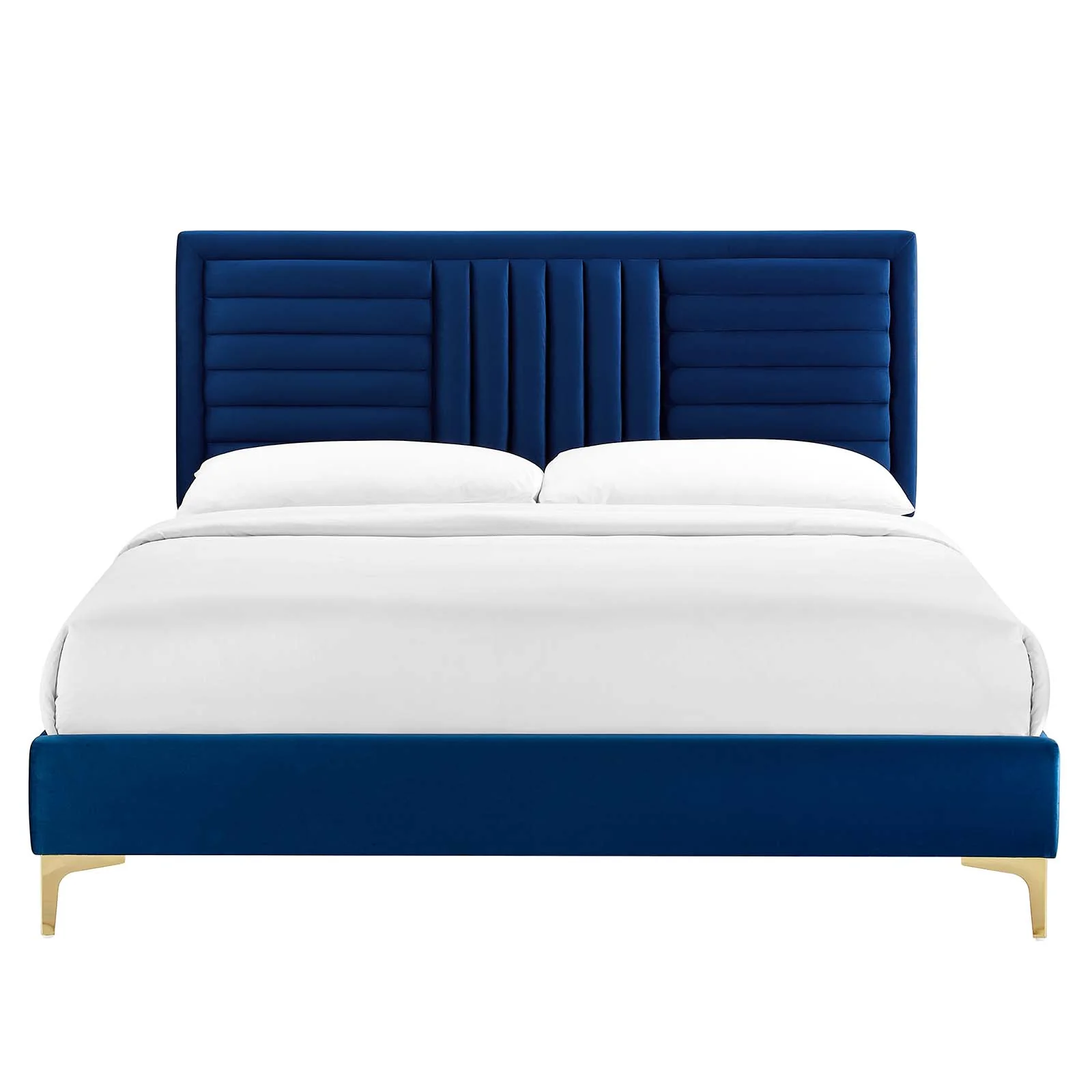 Sofia Channel Tufted Performance Velvet Queen Platform Bed By Modway - MOD-6979 - Image 19