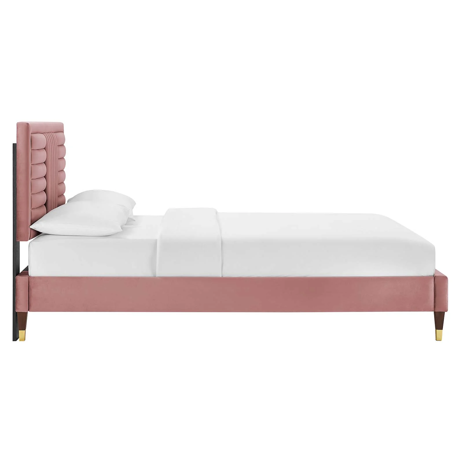 Sofia Channel Tufted Performance Velvet Twin Platform Bed By Modway - MOD-6983 - Image 10