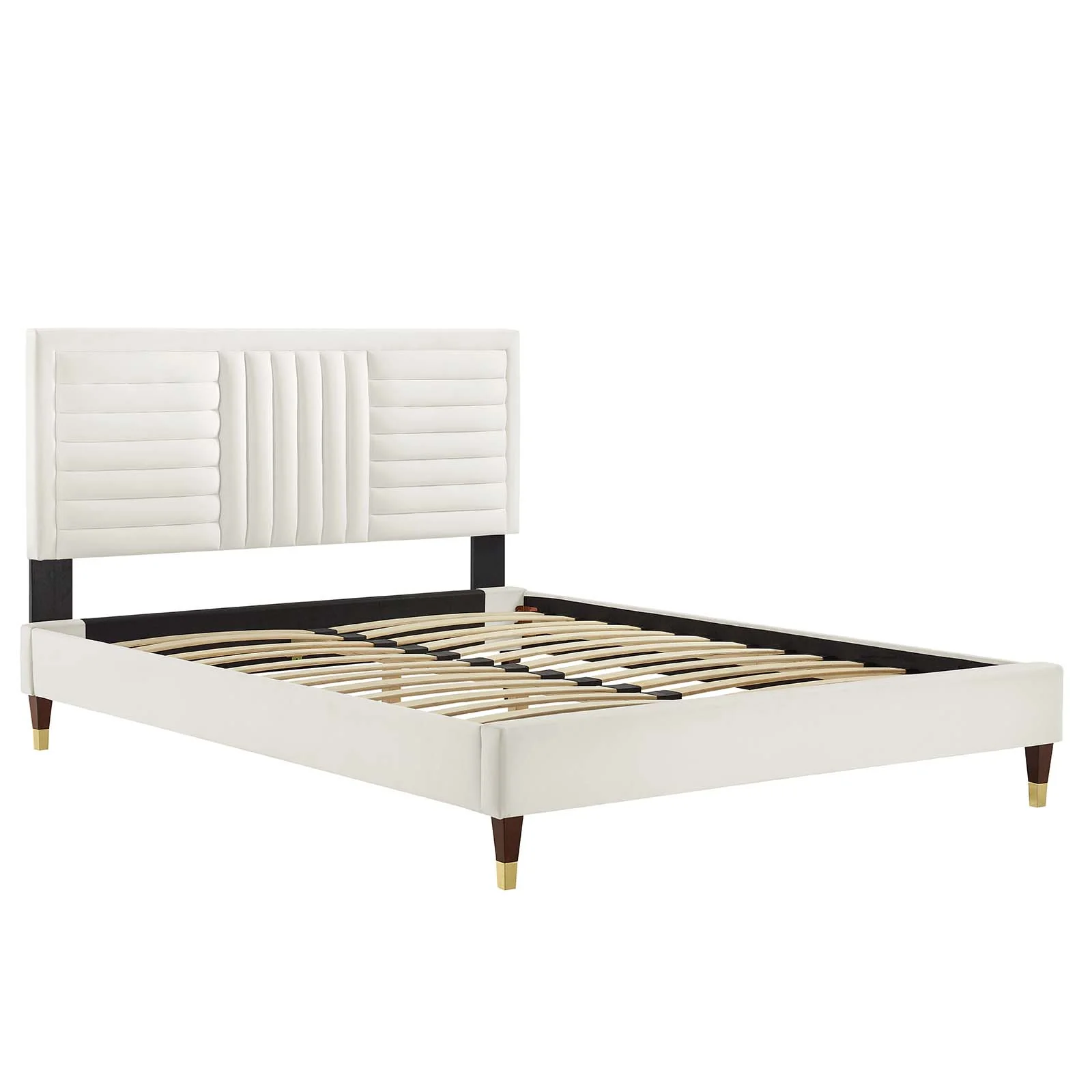 Sofia Channel Tufted Performance Velvet Twin Platform Bed By Modway - MOD-6983 - Image 28