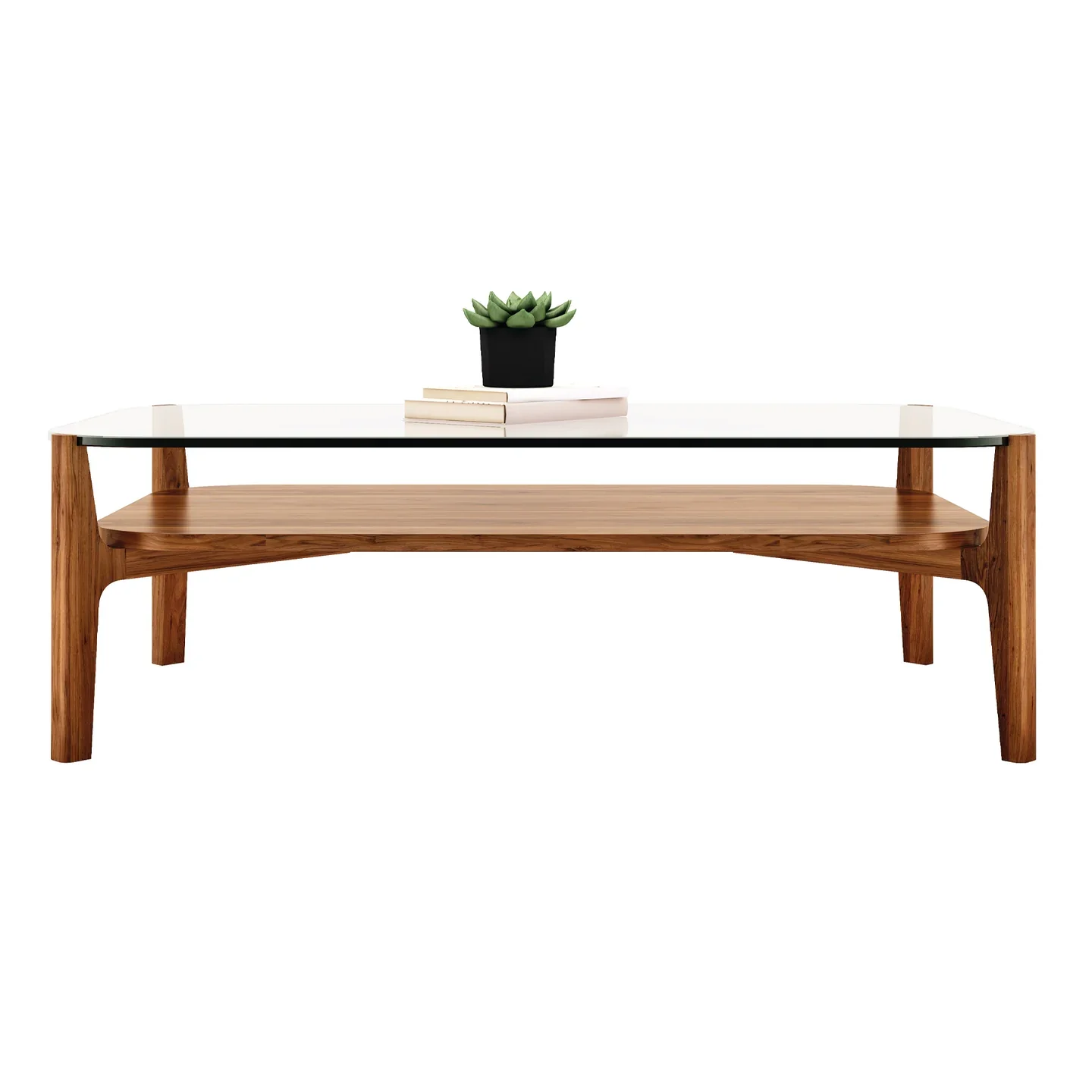 Soho Coffee Table, Walnut, Rectangle By World Modern Design - Image 5