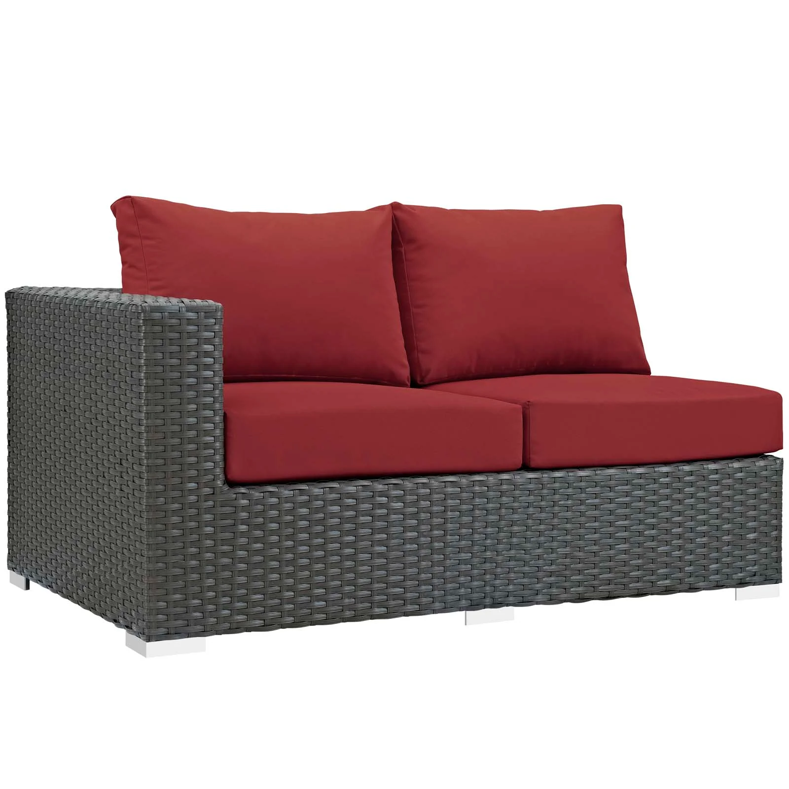 Sojourn 11 Piece Outdoor Patio Sunbrella® Sectional Set By Modway - EEI-1885 - Image 3