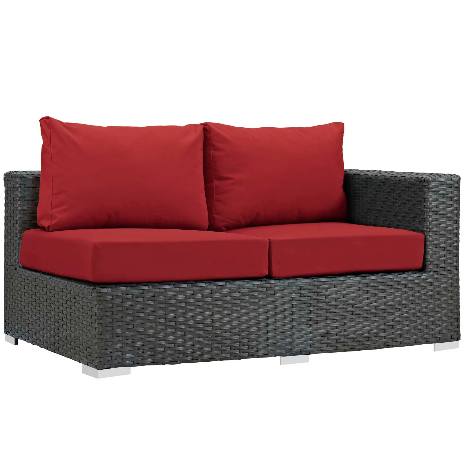 Sojourn 11 Piece Outdoor Patio Sunbrella® Sectional Set By Modway - EEI-1885 - Image 4