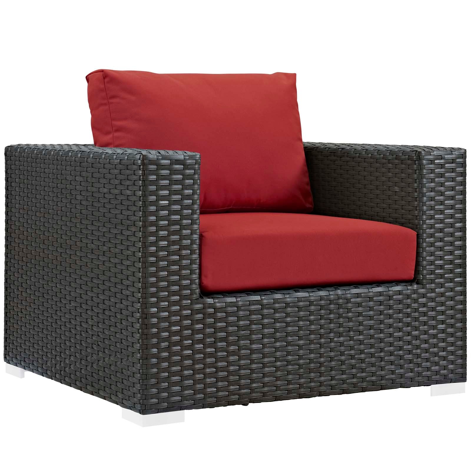 Sojourn 11 Piece Outdoor Patio Sunbrella® Sectional Set By Modway - EEI-1885 - Image 5