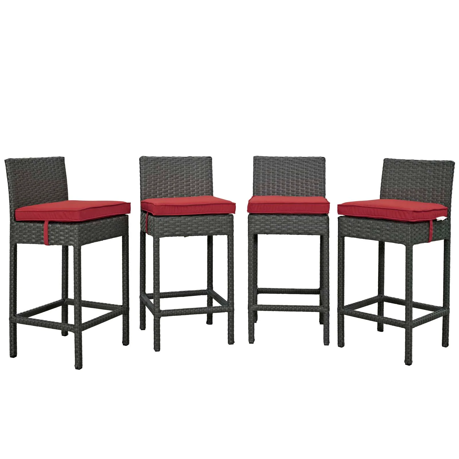 Sojourn 4 Piece Outdoor Patio Sunbrella® Pub Set By Modway - EEI-2196 - Image 8