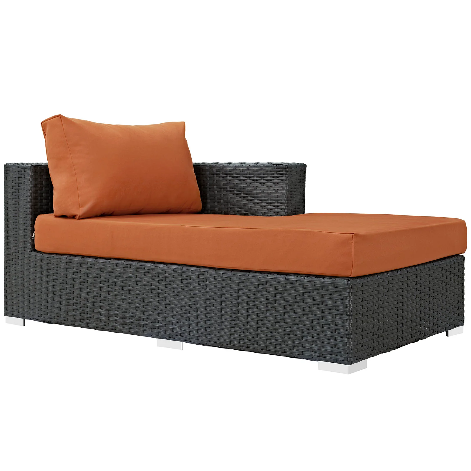 Sojourn 5 Piece Outdoor Patio Sunbrella® Sectional Set By Modway - EEI-1886 - Image 5