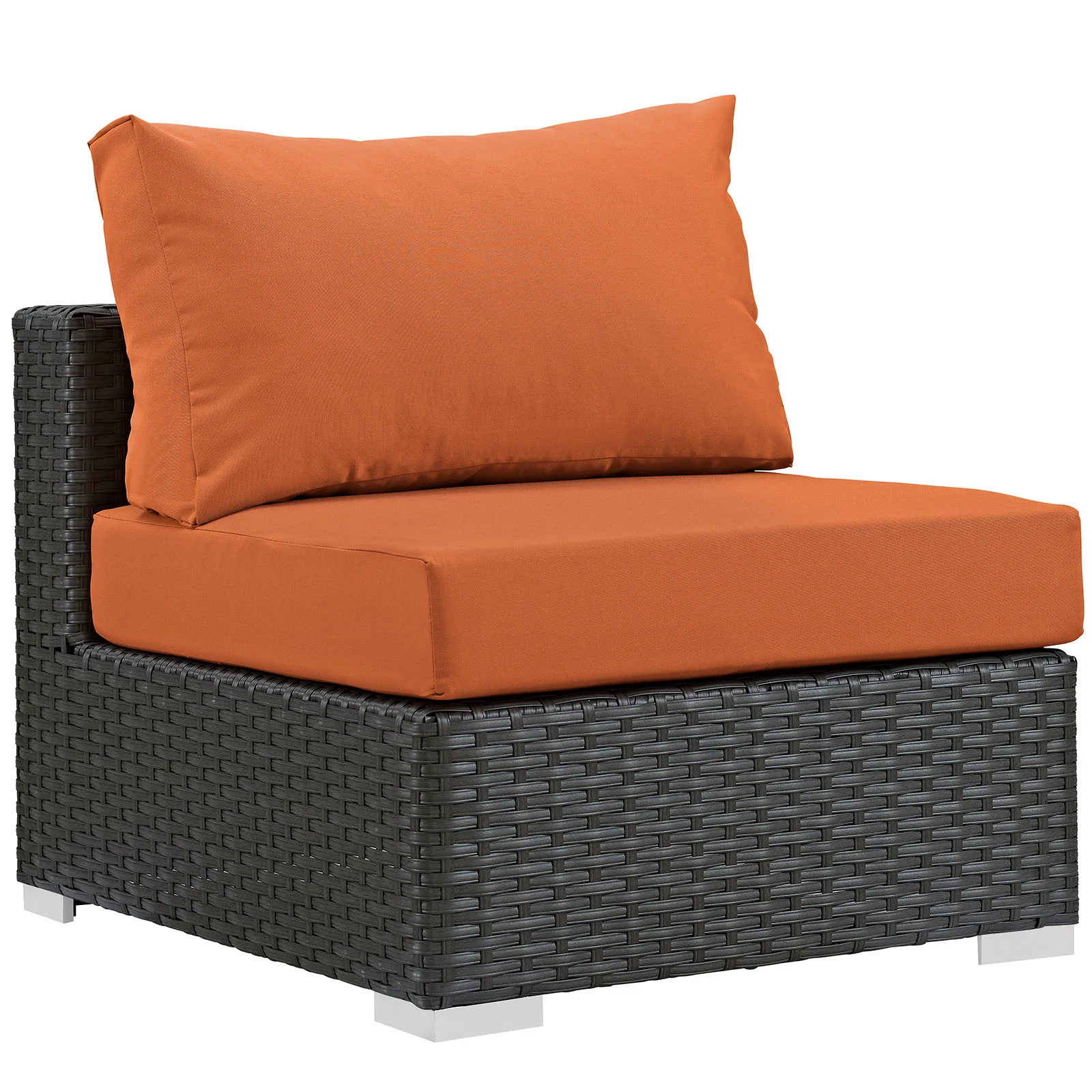 Sojourn 5 Piece Outdoor Patio Sunbrella® Sectional Set By Modway - EEI-1886 - Image 6