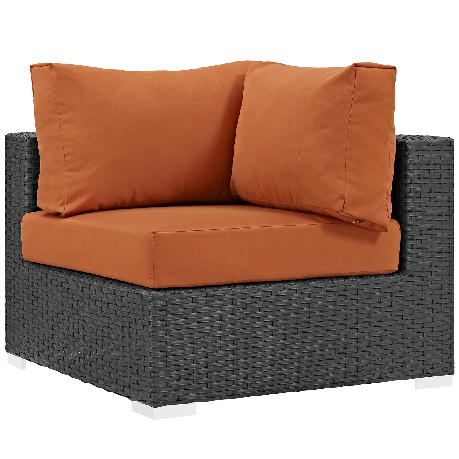 Sojourn 5 Piece Outdoor Patio Sunbrella® Sectional Set By Modway - EEI-1886 - Image 7