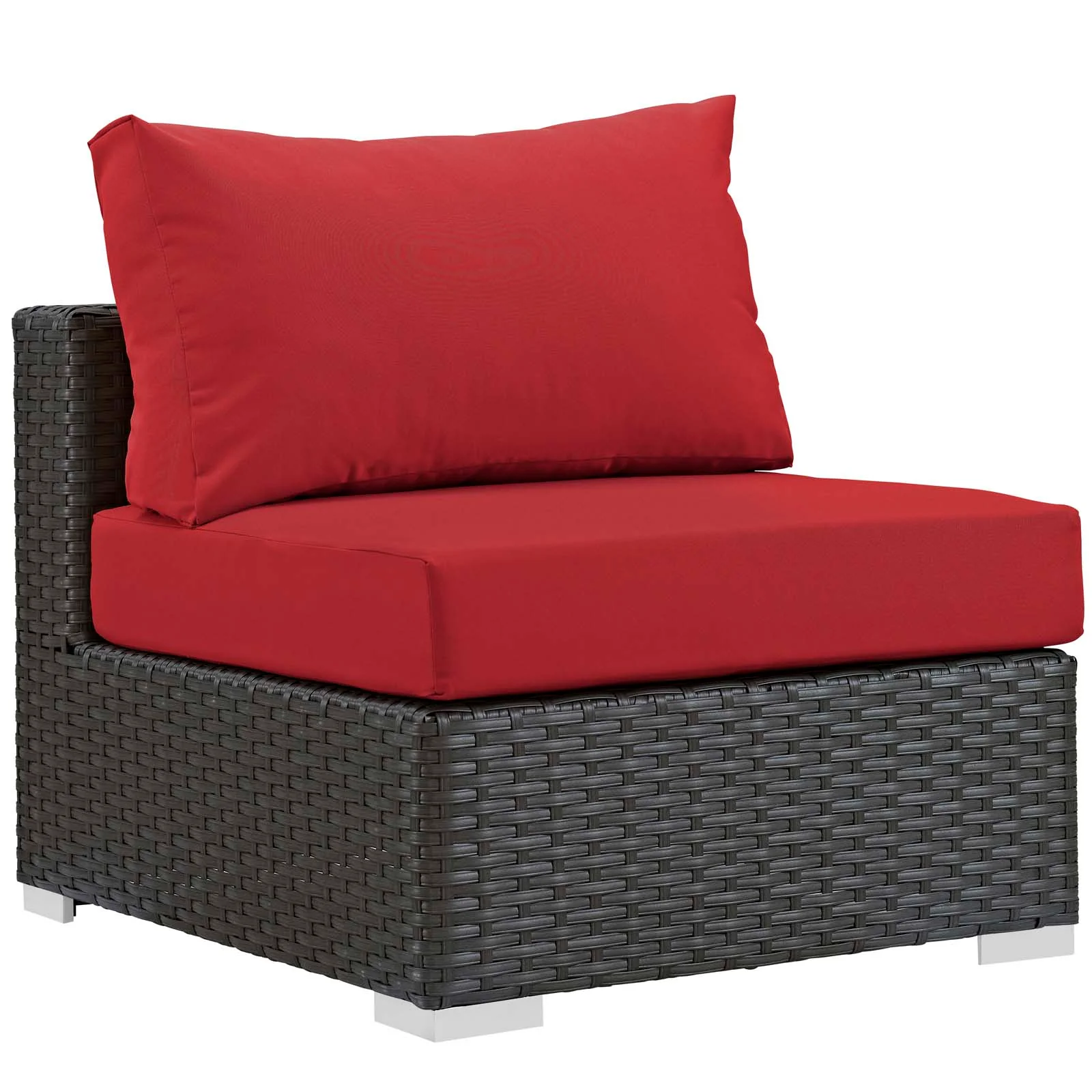 Sojourn 7 Piece Outdoor Patio Sunbrella® Sectional Set By Modway - EEI-2013 - Image 8