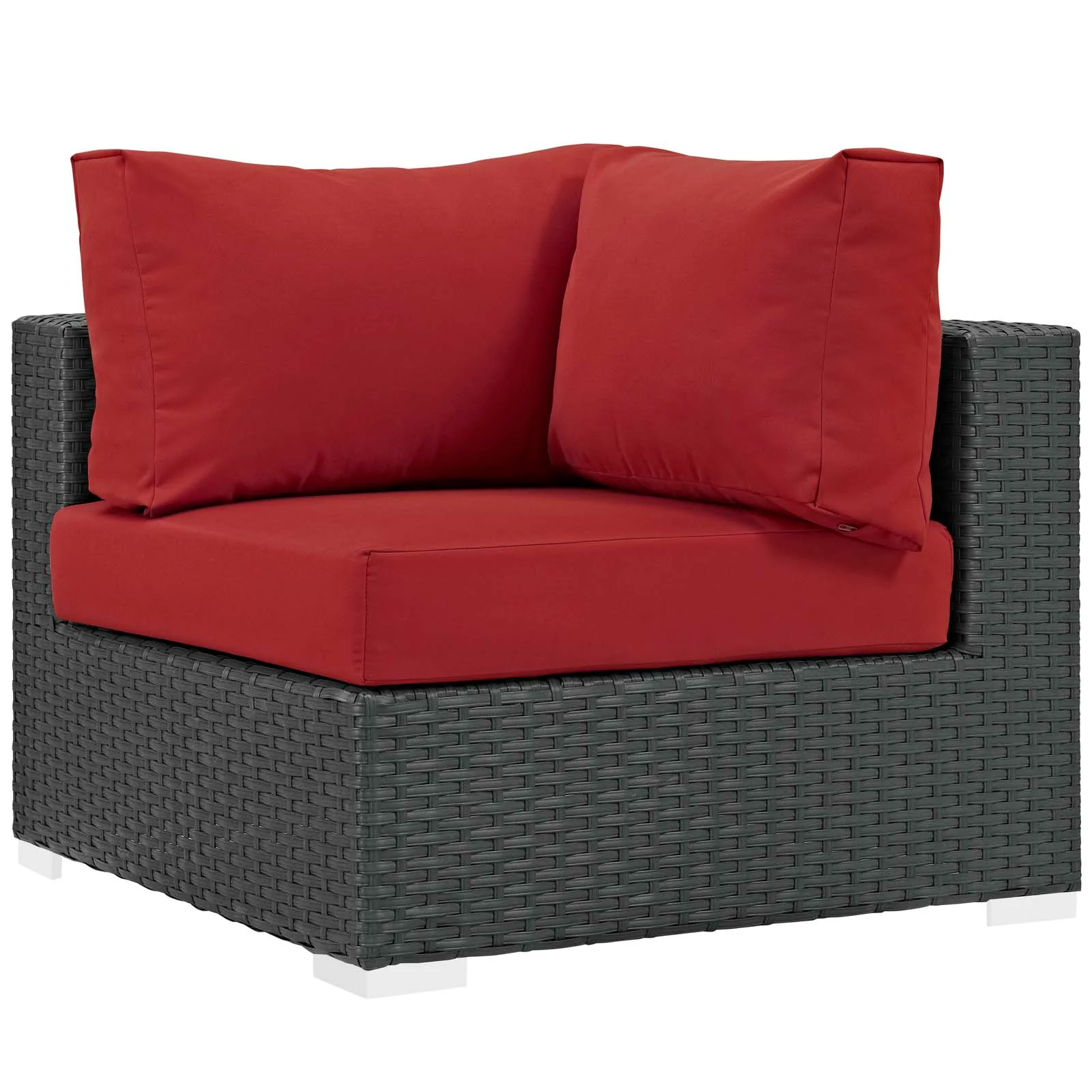 Sojourn 7 Piece Outdoor Patio Sunbrella® Sectional Set By Modway - EEI-2013 - Image 9