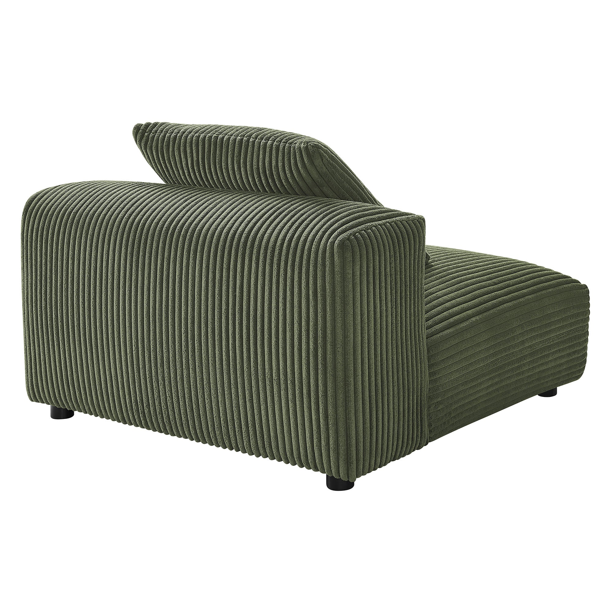 Solace Modular Corduroy Upholstered Armless Chair by Modway - Image 12