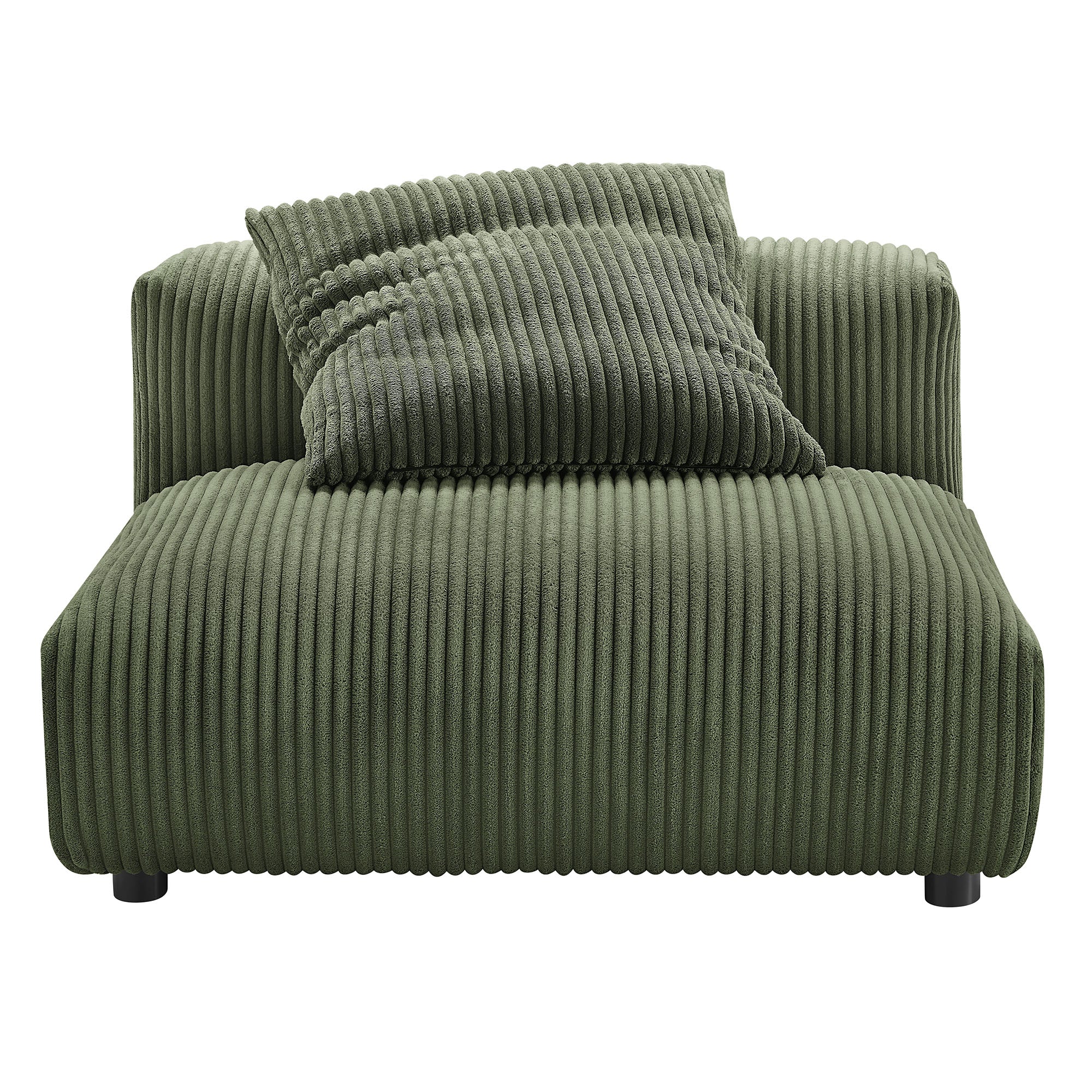 Solace Modular Corduroy Upholstered Armless Chair by Modway - Image 13