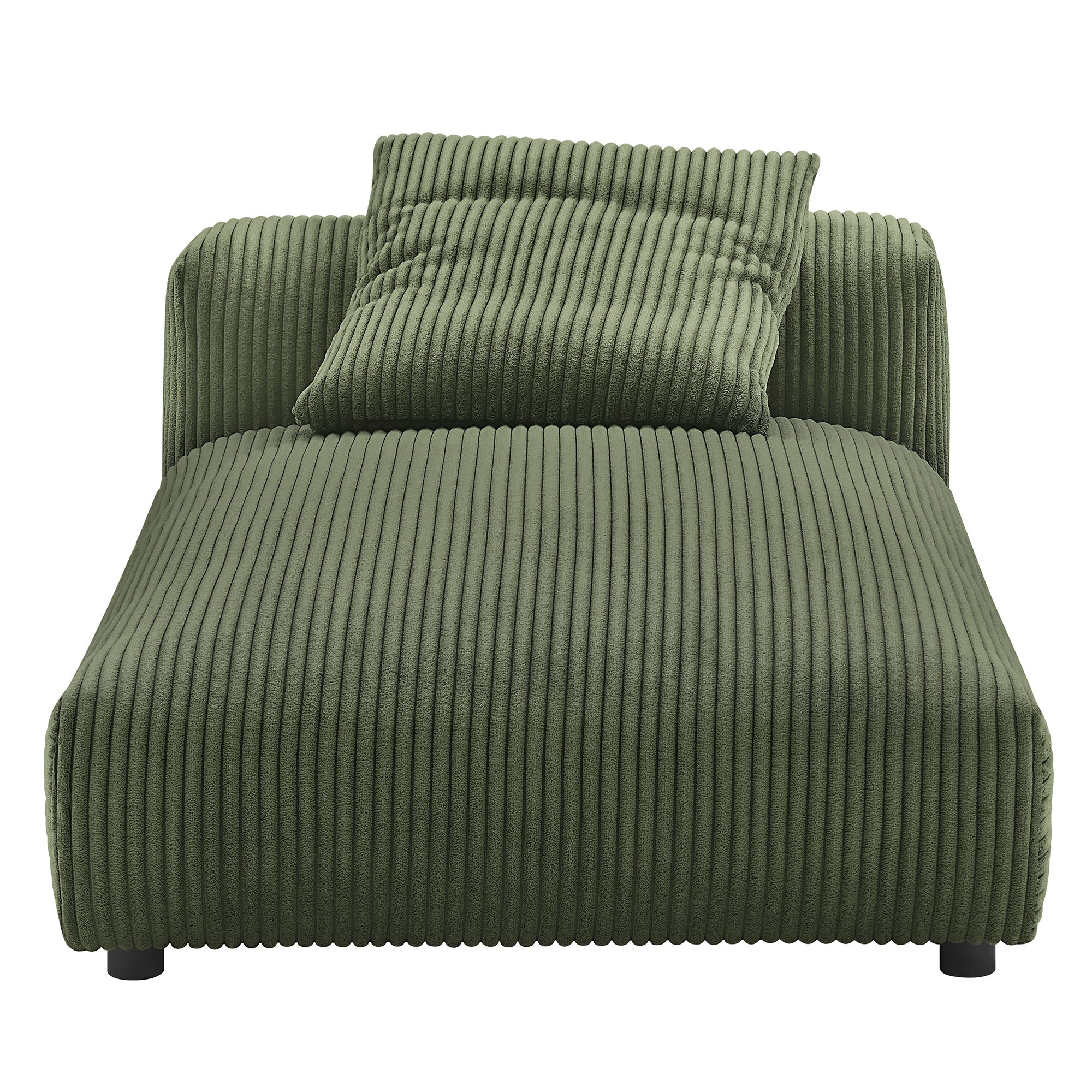 Solace Modular Corduroy Upholstered Armless Chaise Lounge by Modway - Image 12