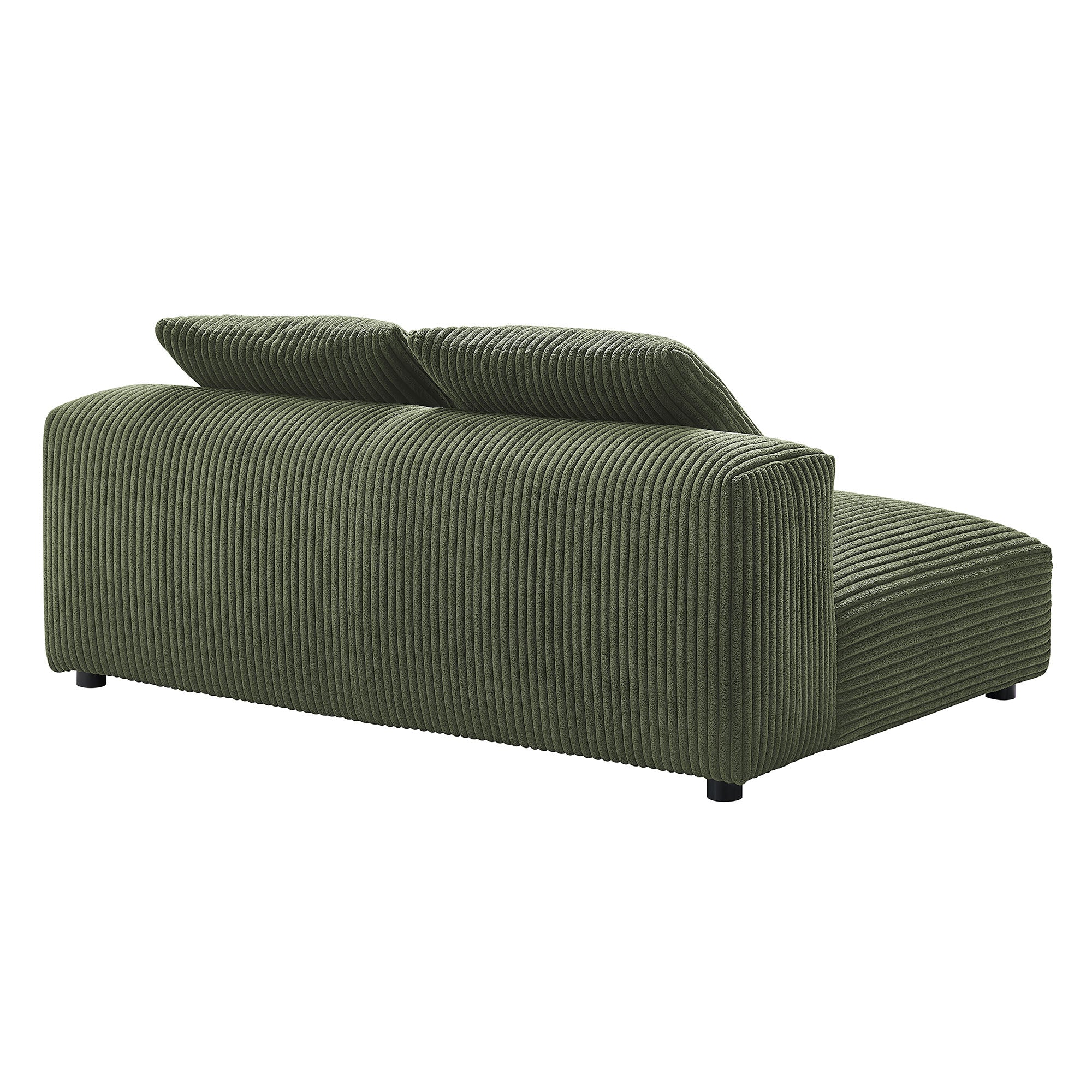 Solace Modular Corduroy Upholstered Armless Loveseat by Modway - Image 12