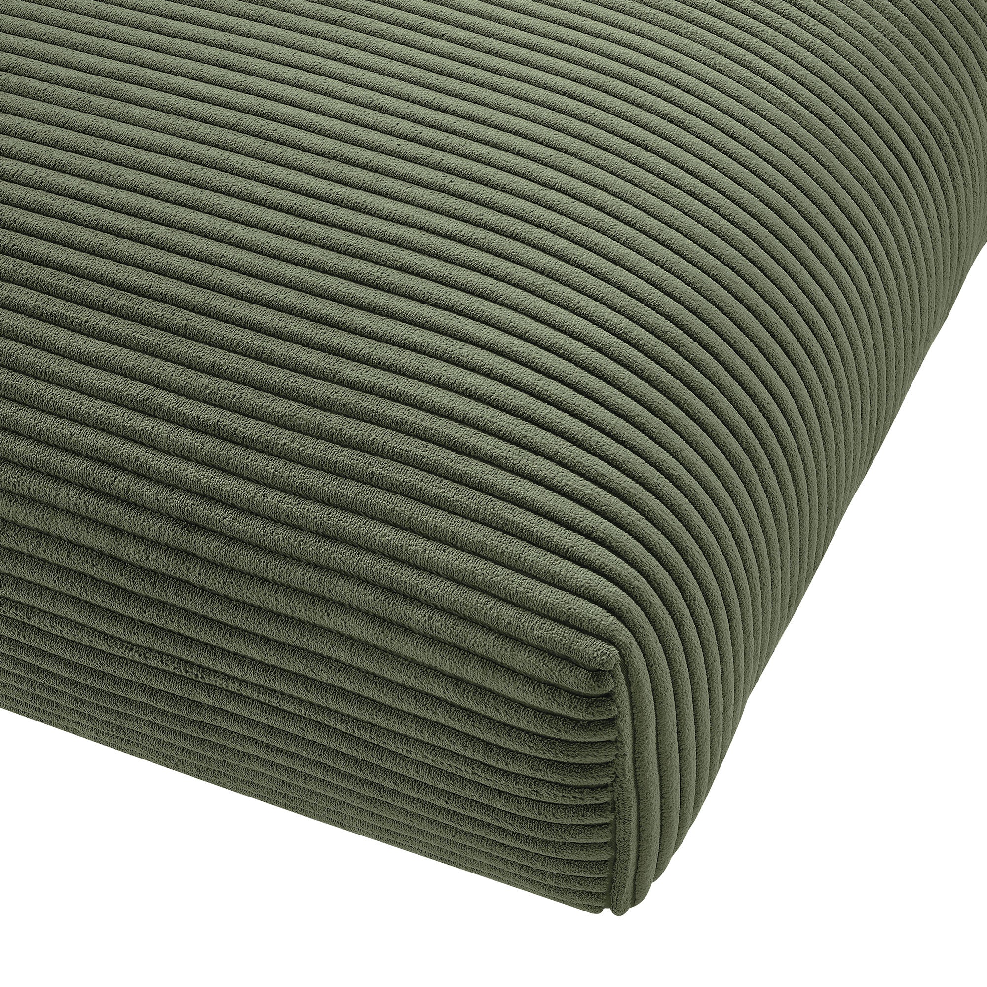 Solace Modular Corduroy Upholstered Ottoman by Modway - Image 10