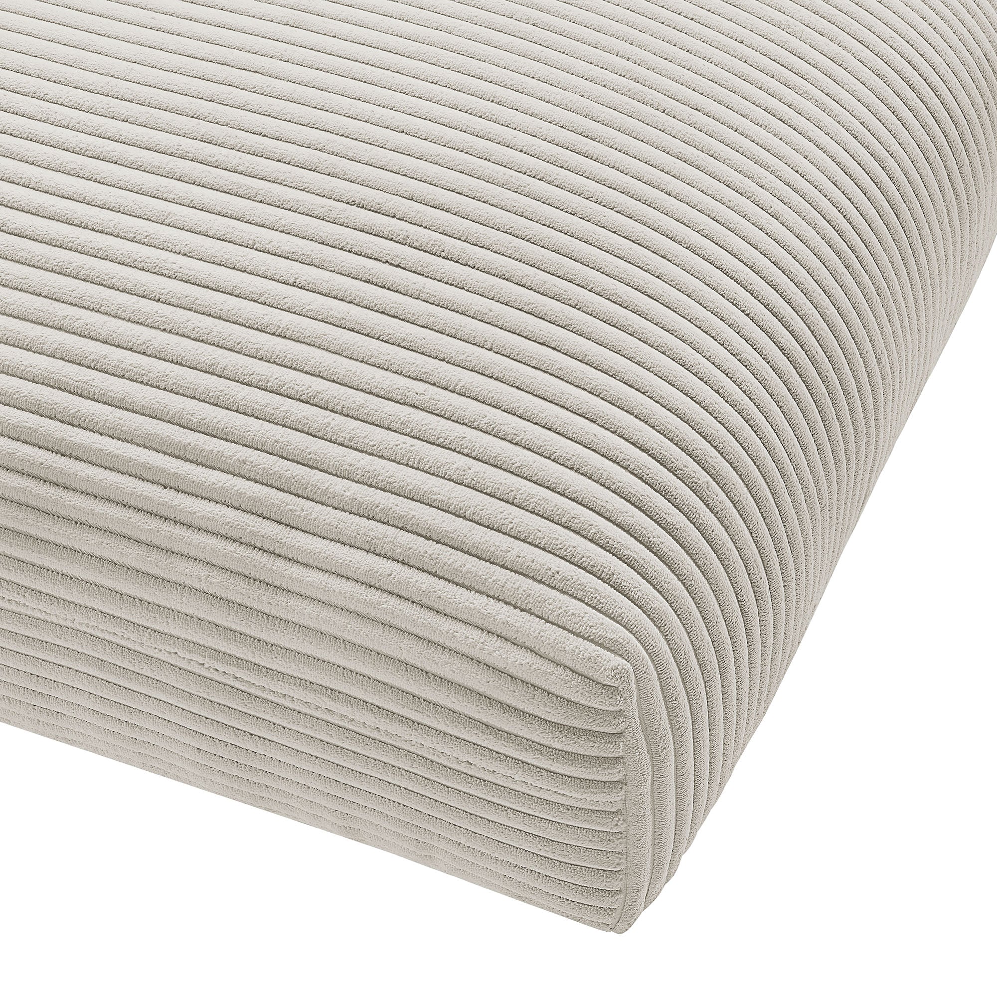 Solace Modular Corduroy Upholstered Ottoman by Modway - Image 4