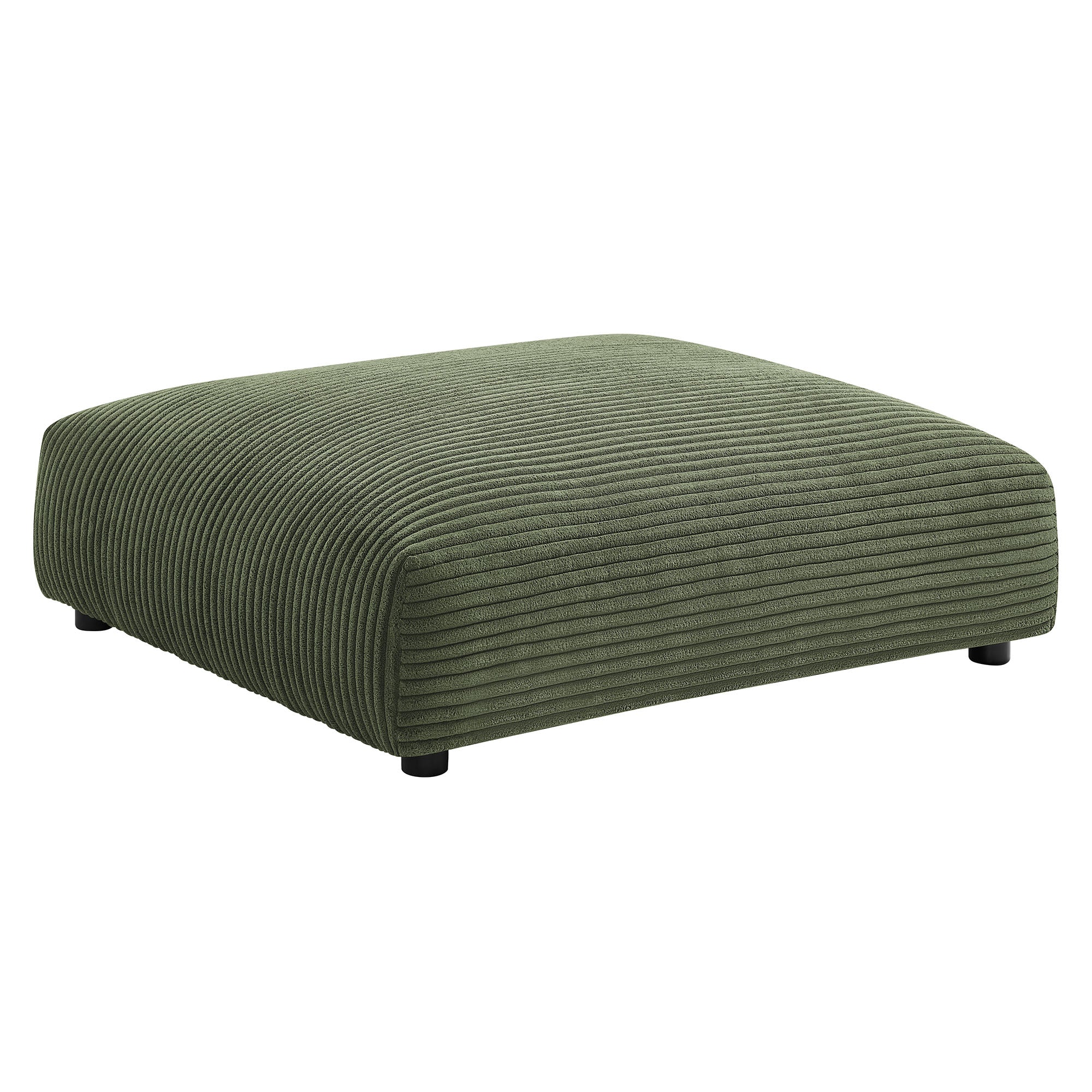 Solace Modular Corduroy Upholstered Ottoman by Modway - Image 8