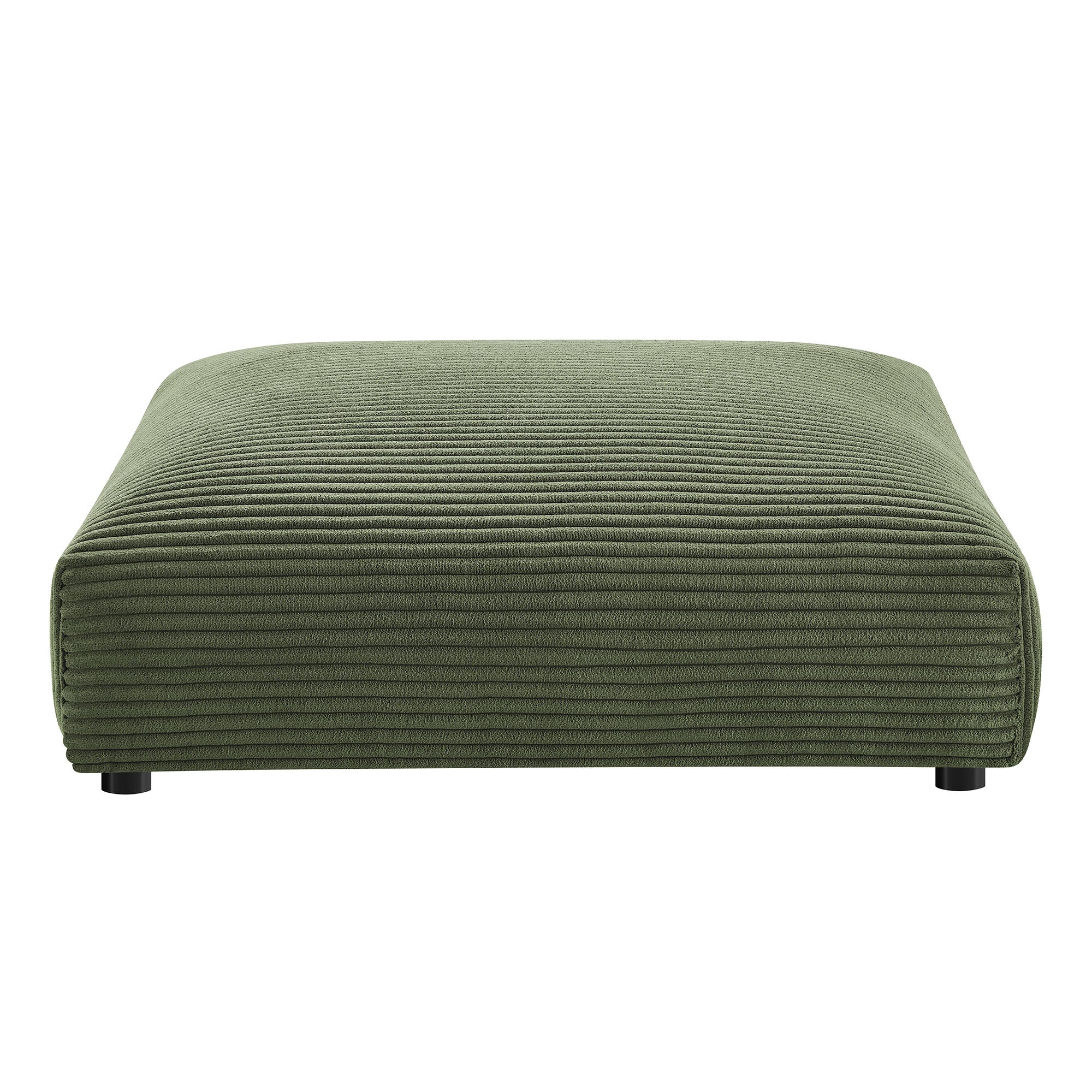 Solace Modular Corduroy Upholstered Ottoman by Modway - Image 9