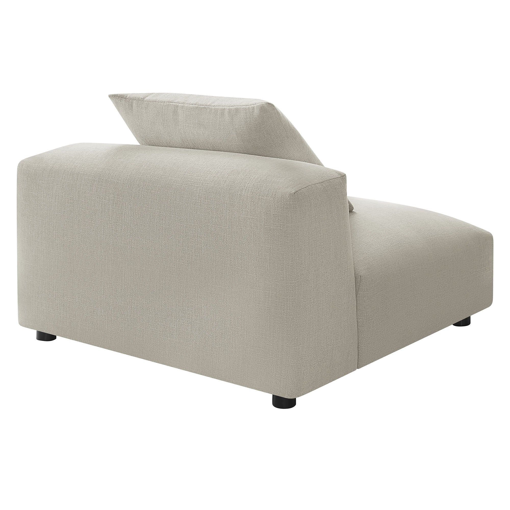 Solace Modular Upholstered Fabric Armless Chair by Modway - Image 12