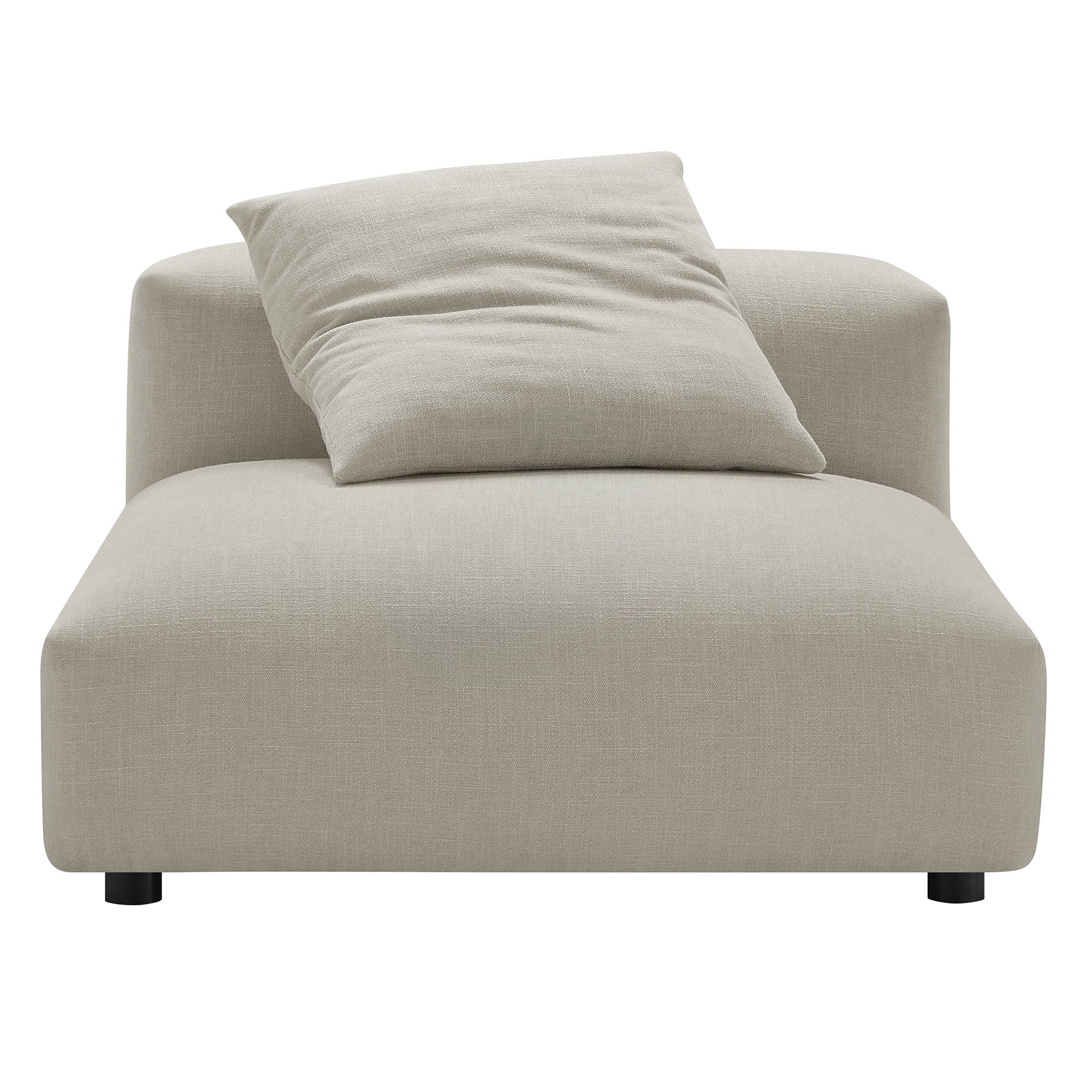 Solace Modular Upholstered Fabric Armless Chair by Modway - Image 13