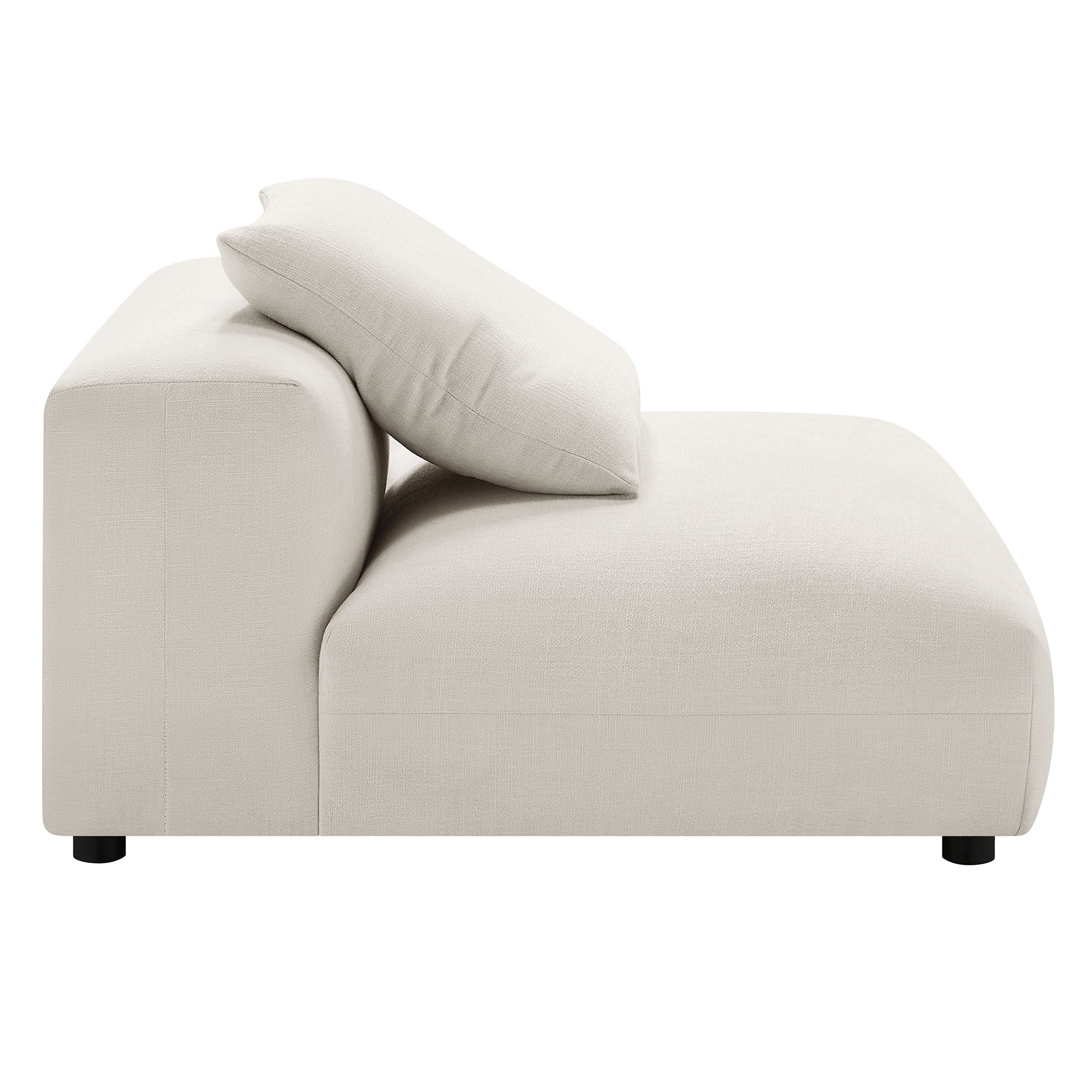 Solace Modular Upholstered Fabric Armless Chair by Modway - Image 20