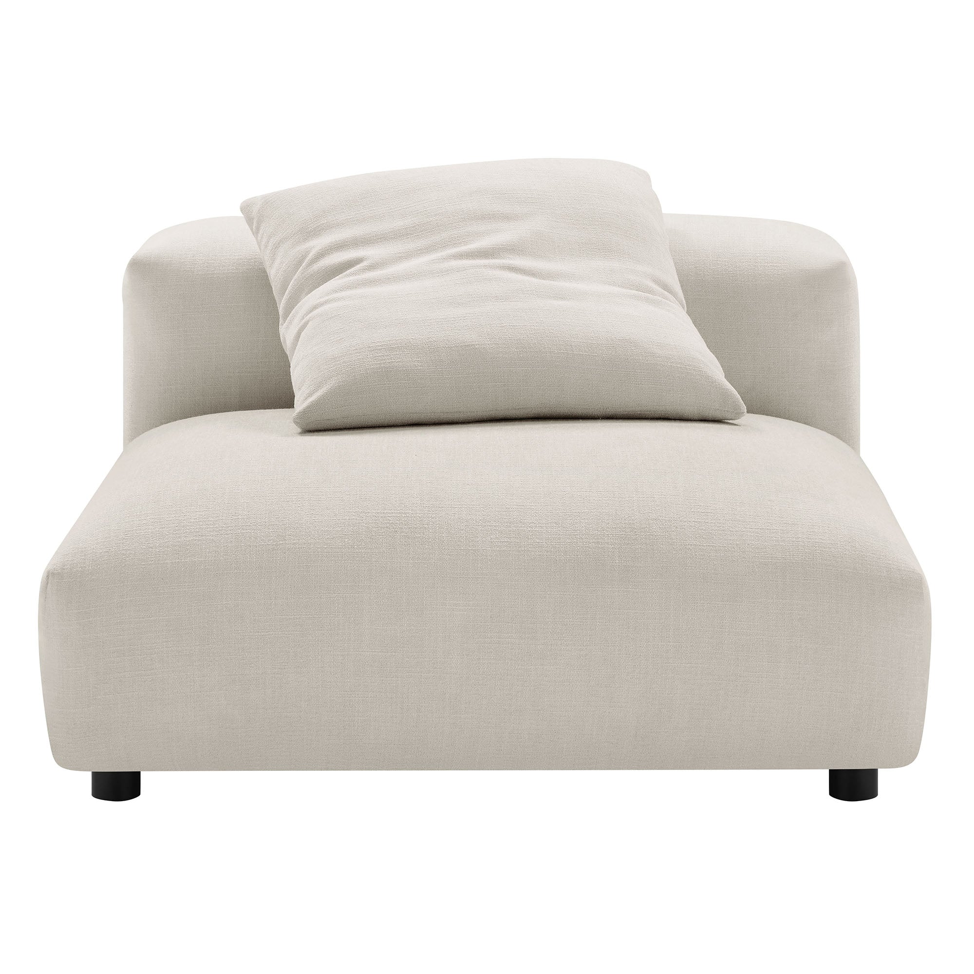 Solace Modular Upholstered Fabric Armless Chair by Modway - Image 22