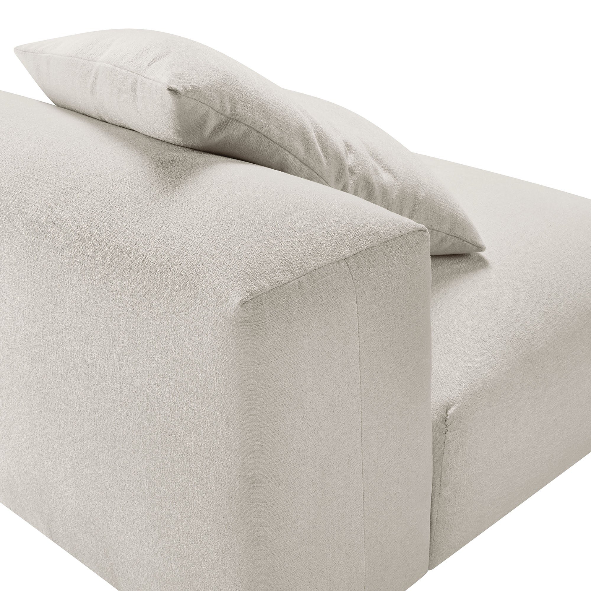Solace Modular Upholstered Fabric Armless Chair by Modway - Image 23
