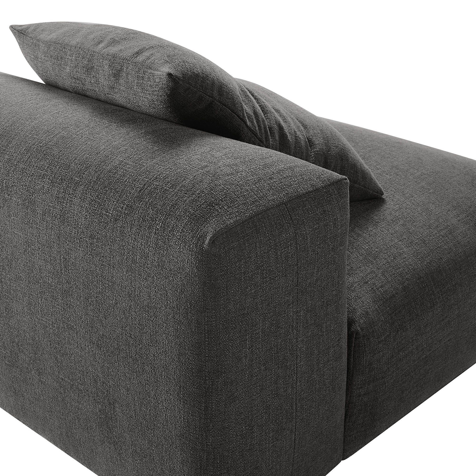 Solace Modular Upholstered Fabric Armless Chair by Modway - Image 6