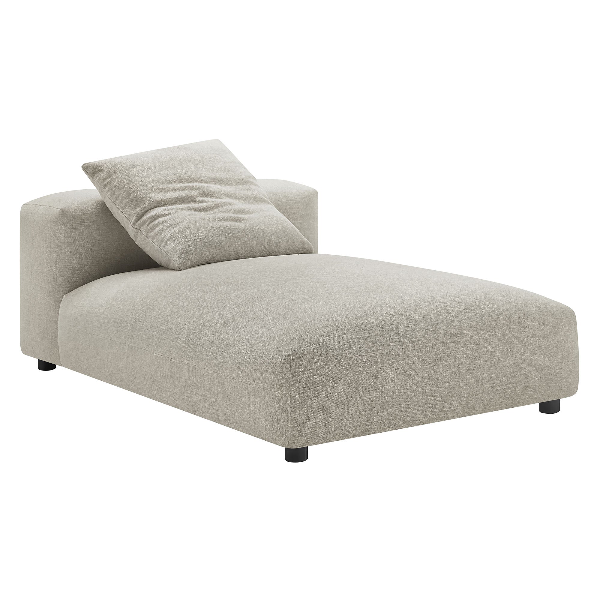 Solace Modular Upholstered Fabric Armless Chaise Lounge by Modway - Image 10